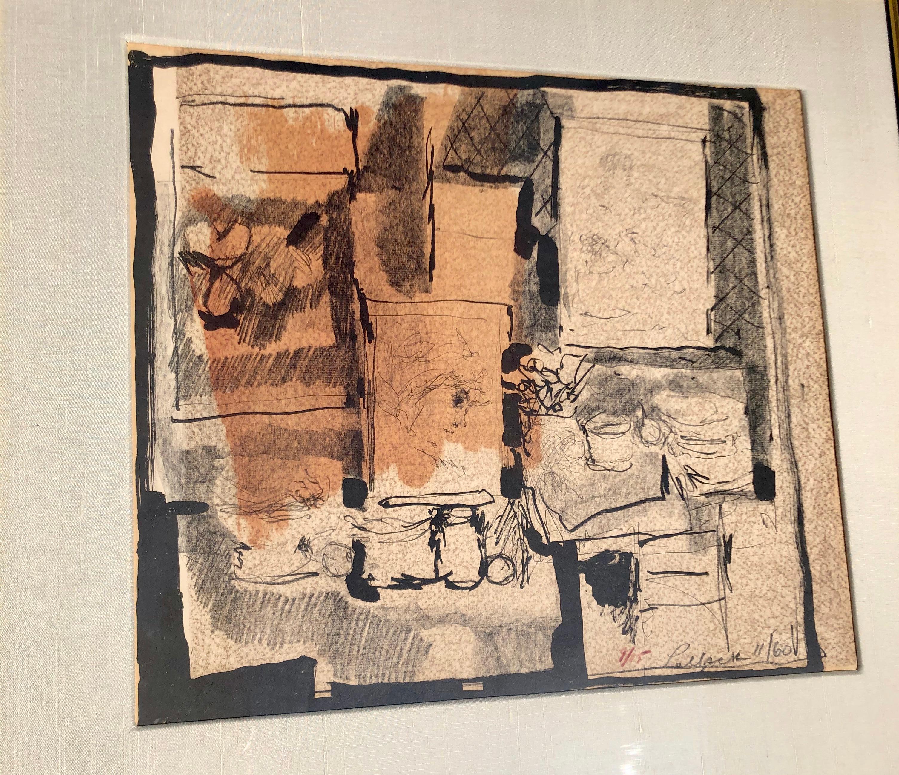 Composizione astratta su carta litografia a colori, edizione limitata 9/15 firmata, datata.
17x18,5 incorniciato 26x28x1

Reginald Murray Pollack (1924-2001) è stato un pittore americano noto per le sue opere d'arte metaforiche e a tema. An He è