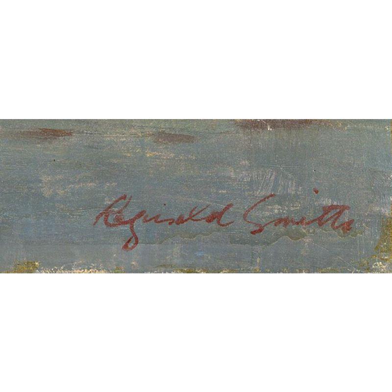 Reginald Smithe - Huile du XXe siècle, L'Acteif à l'écluse de Shiplake en vente 2