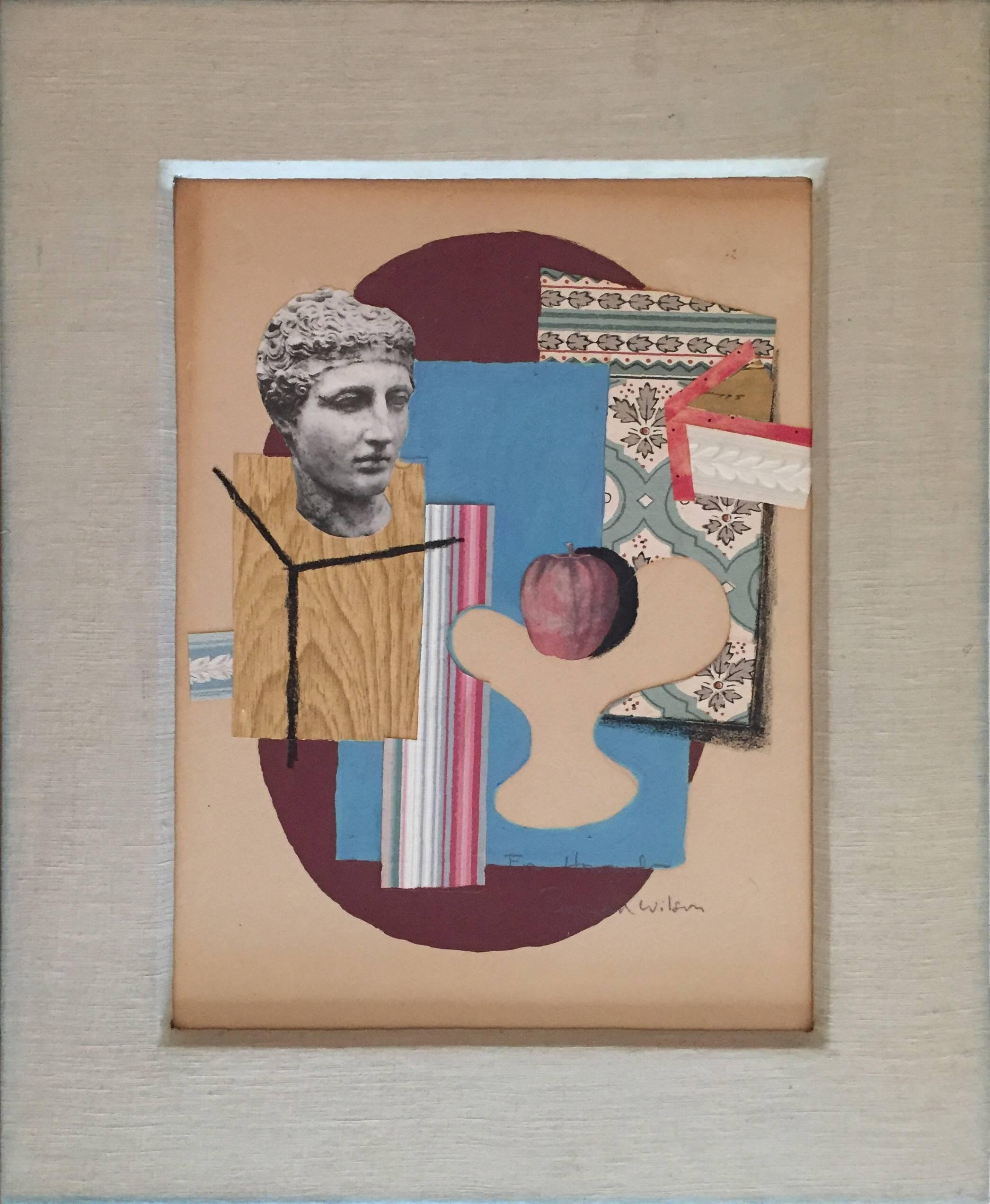 Modernist Collage - Moderne Mixed Media Art par Reginald Wilson