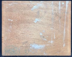 Figure In Peaceful Village Scene by the Water Charming Oil Painting