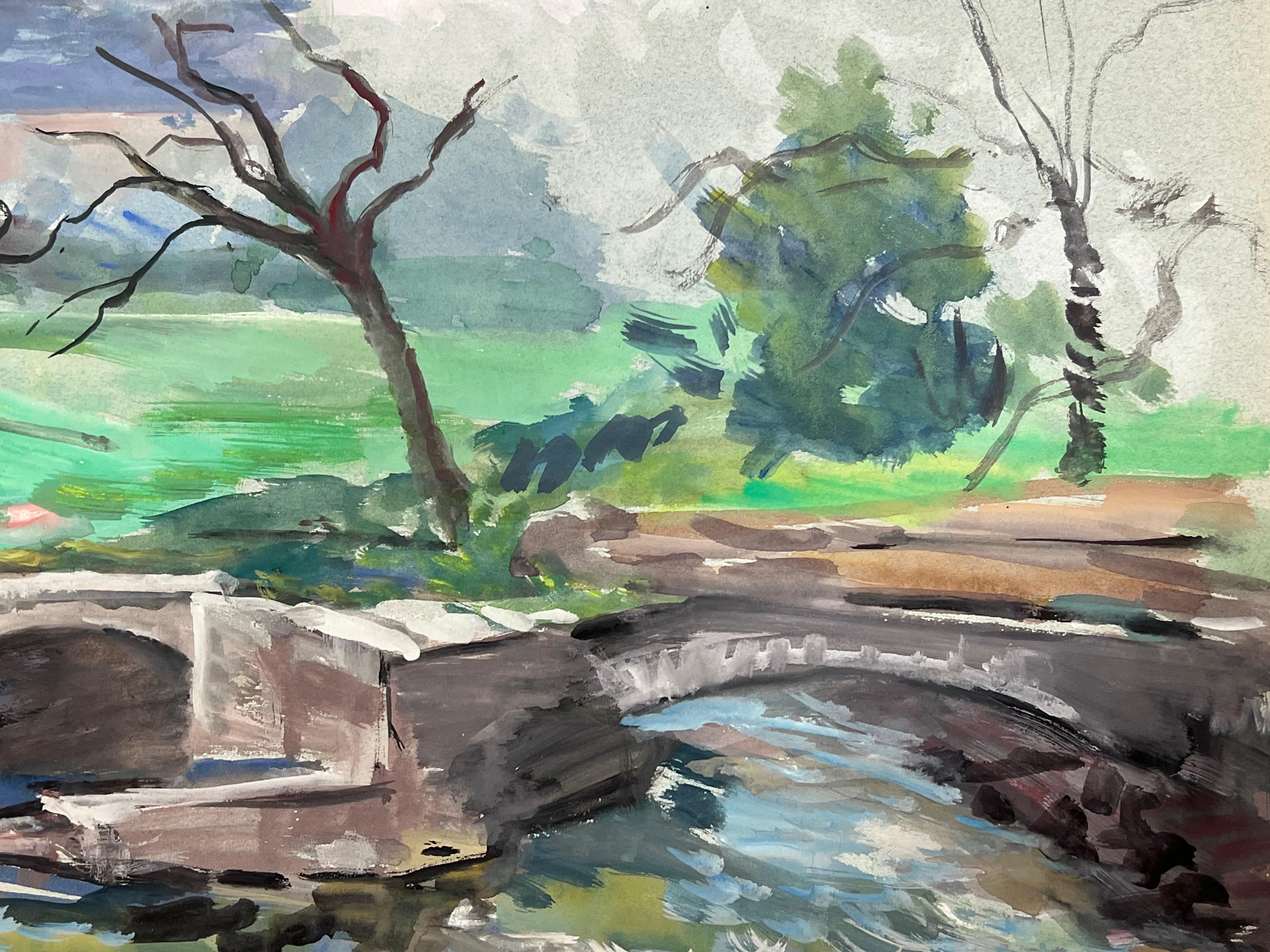 Campagna francese
firmata da David David (artista francese, 1910-2018)
pittura a guazzo su carta d'artista, senza cornice
ansimante: 13 x 20 pollici
iscritto al verso
condizioni: Questo dipinto è in condizioni eccellenti, con colori vivaci e