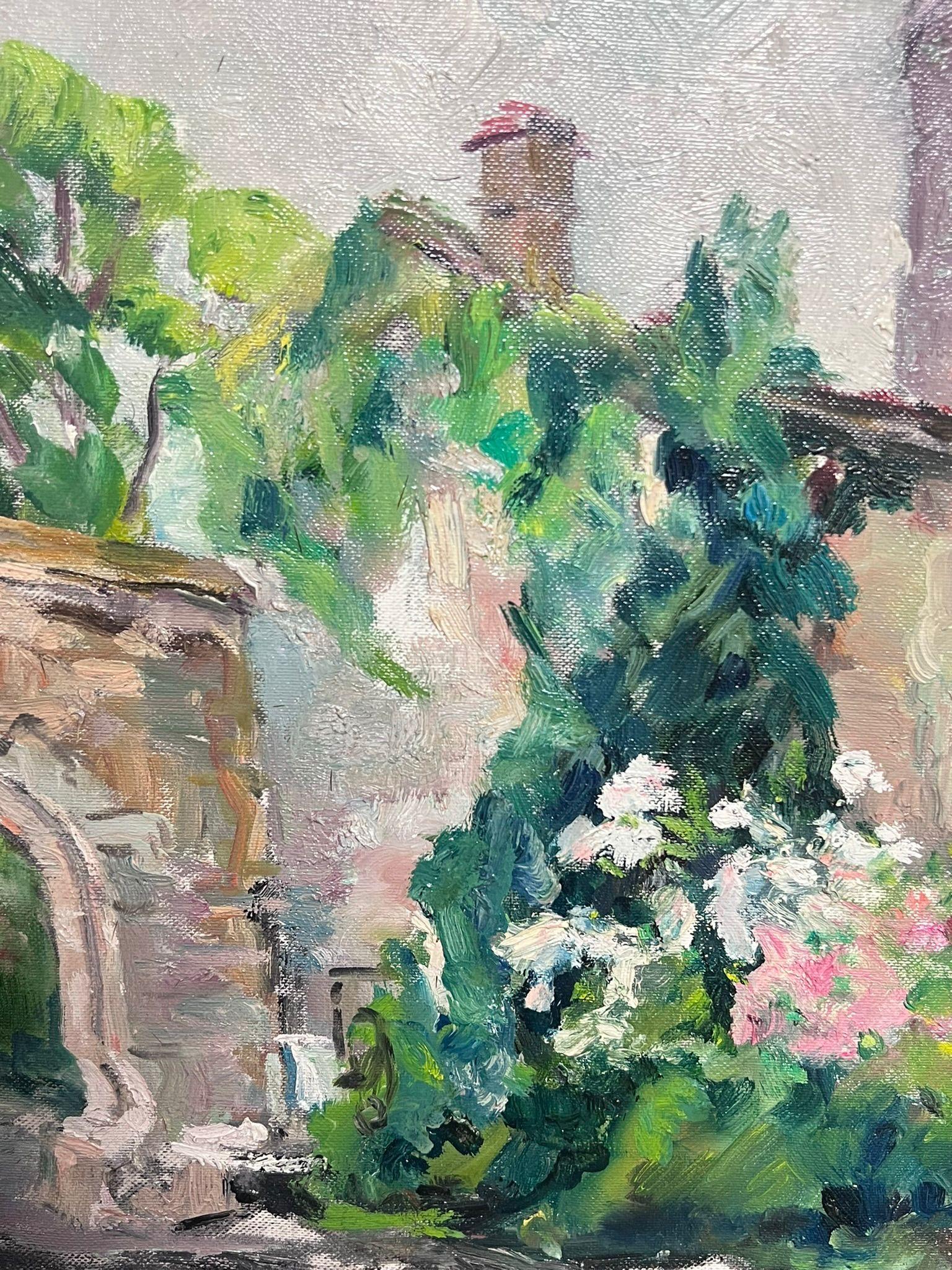 The Old Fortress
signed by Regine David (female French artist, 1910-2018)
oil painting on canvas, unframed
measures: 13 x 18 inches
condition: the painting is in very sound and presentable condition and certainly very original. It had previously