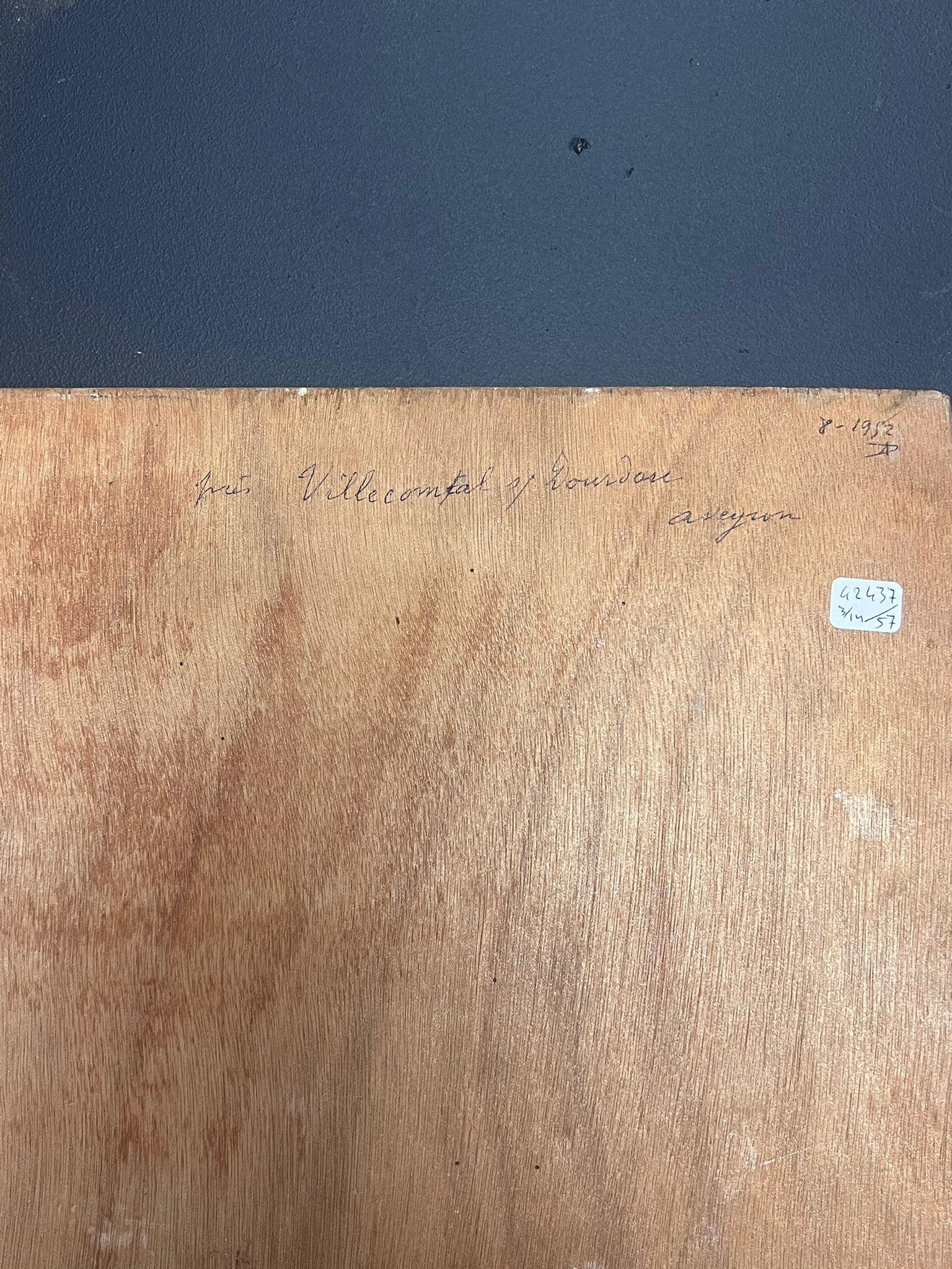 Gorge de rivière rocheuse post-impressionniste française du milieu du 20e siècle des années 1950 en vente 1