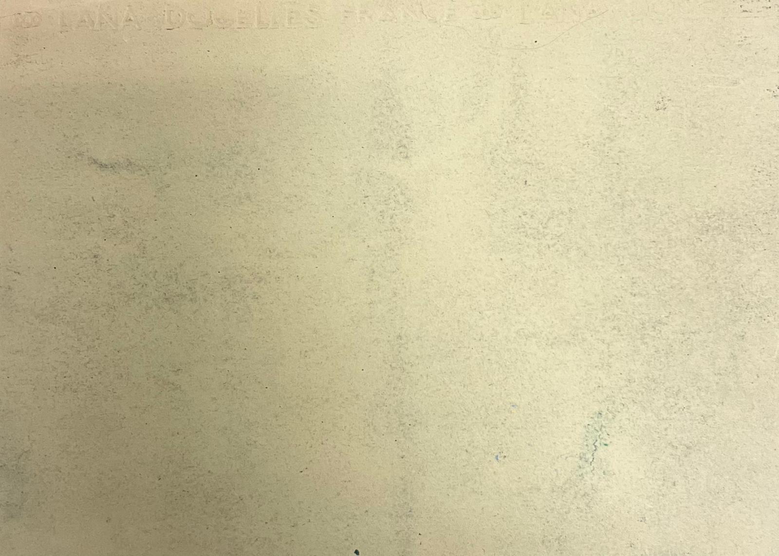 Malerisches Dorf
von Regine David (französische Künstlerin, 1910-2018)
Pastellmalerei auf Künstlerpapier
Gemälde: 8 x 11 Zoll
Zustand: Das Gemälde ist in ausgezeichnetem Zustand, mit leuchtenden Farben und gut erhaltenen Details. Das Gemälde ist