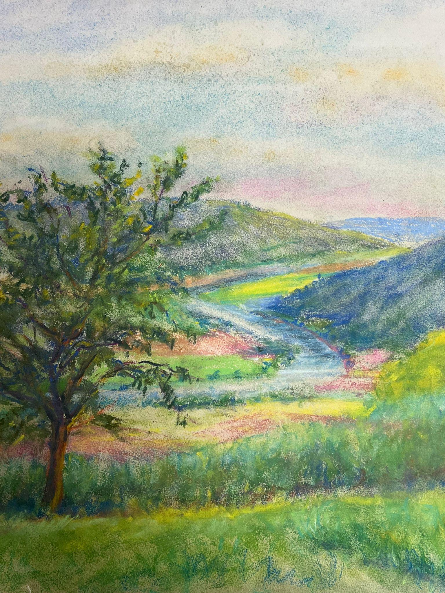 Valli francesi
di David David (artista francese, 1910-2018)
iscritto vero
pittura a pastello su carta d'artista
dipinto: 15 x 19 pollici
condizioni: Questo dipinto è in condizioni eccellenti, con colori vivaci e dettagli ben conservati. Il dipinto è