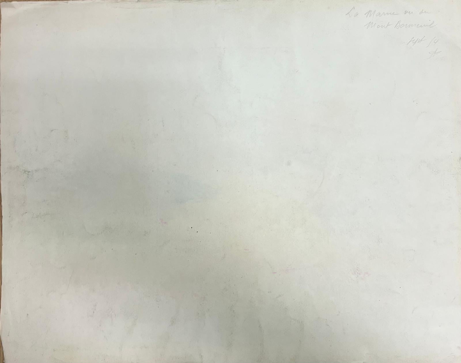 Paesaggio pastello d'epoca con valli verdeggianti e fiume tortuoso Colori vivaci in vendita 3