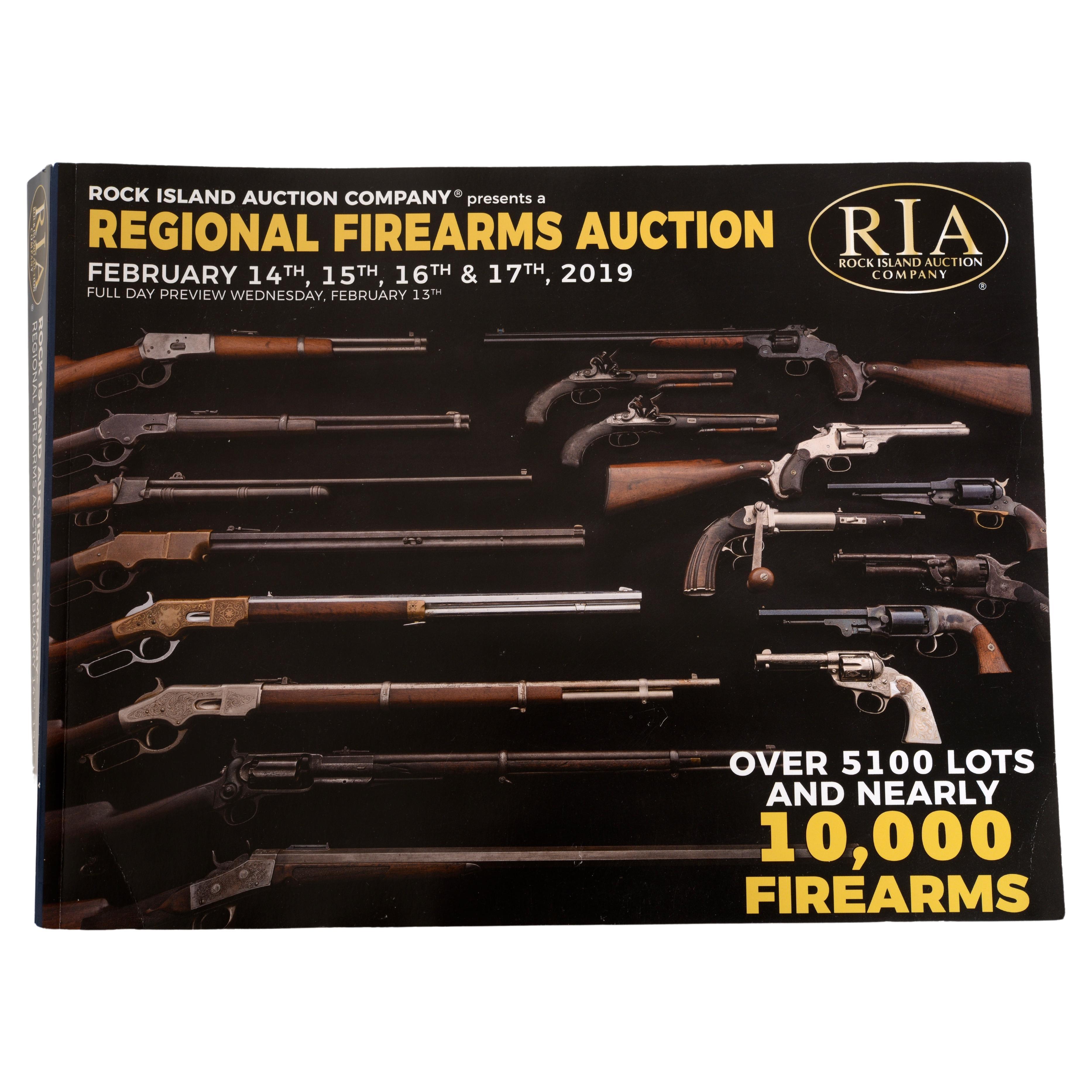 Enchère régionale d'armes à feu de février 2019, vente aux enchères Rock Island 1ère édition en vente