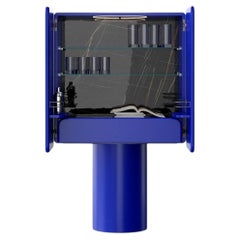 Regis Bar Cabinet Ultramarine Blue - Sahara Noir