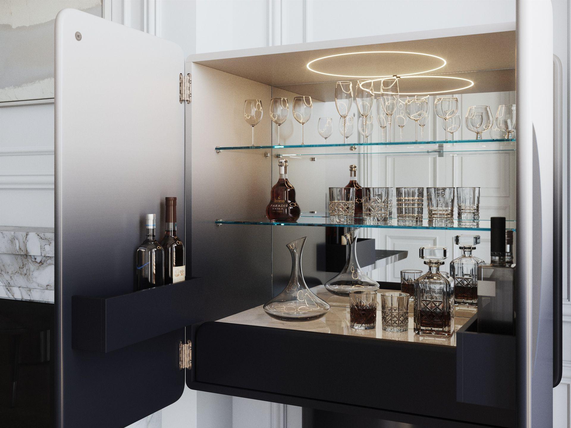 Mobile bar Regy con laccatura GRADIENTE In condizioni Nuovo in vendita a Pesaro, IT