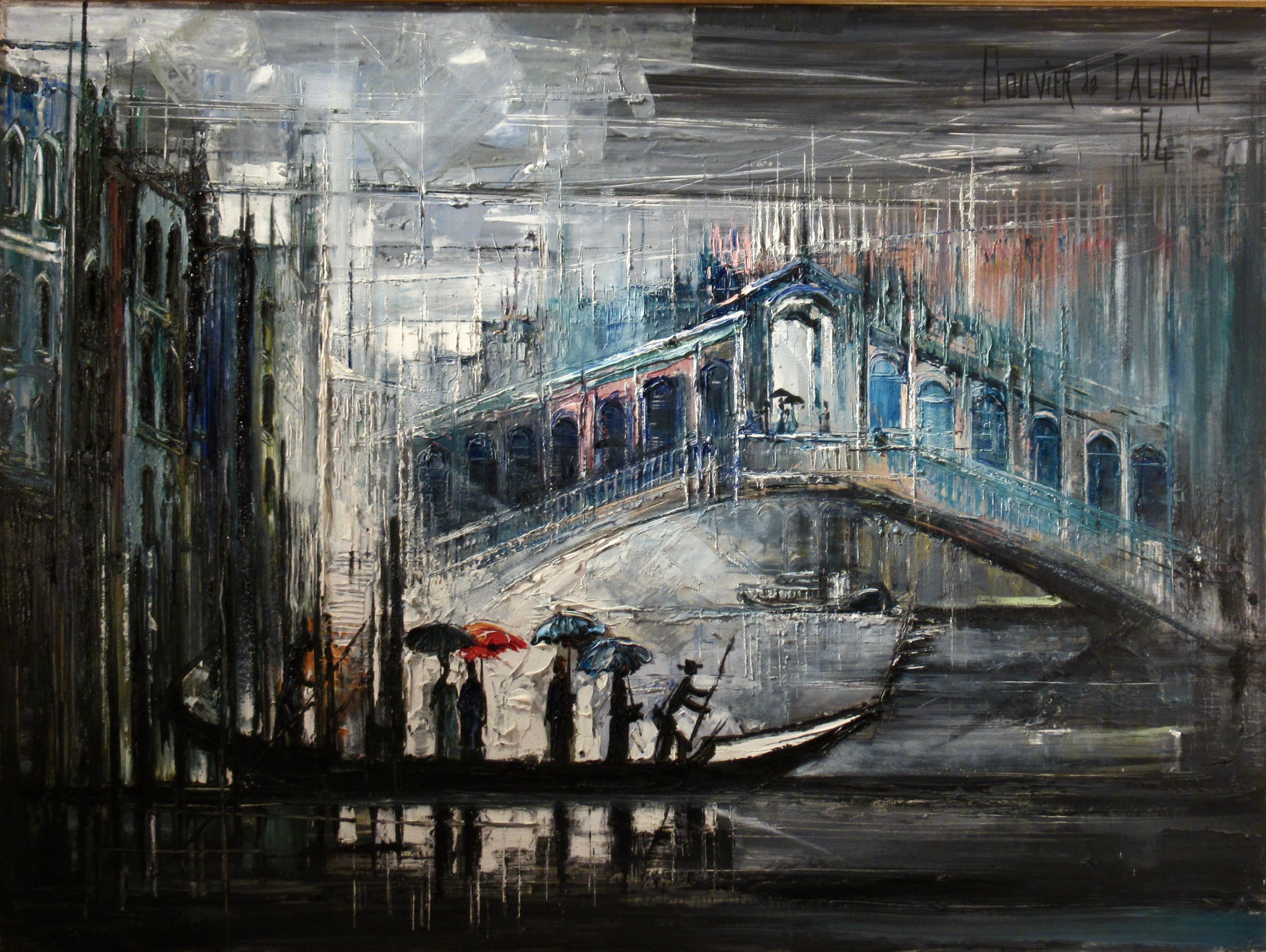 Venedig – Painting von Regis Bouvier de Cachard