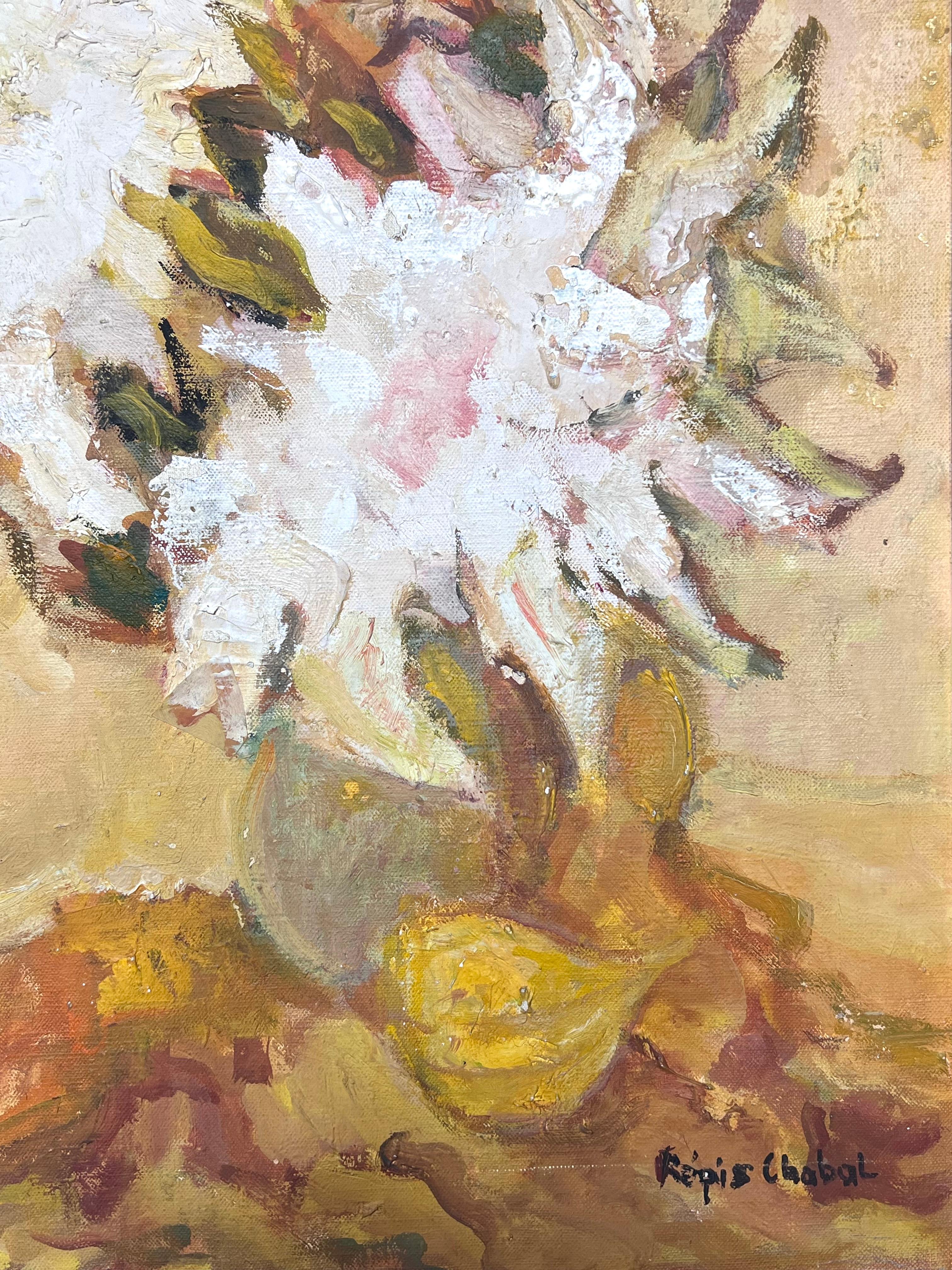 Sunflowers
by Regis Chabal (1930 - 2010 French)
signed oil on canvas, framed
framed: 25 x 19 inches
canvas: 24 x 18.5 inches
Provenance: private collection, Paris
Condition: very good condition.

For more any more information please do contact us