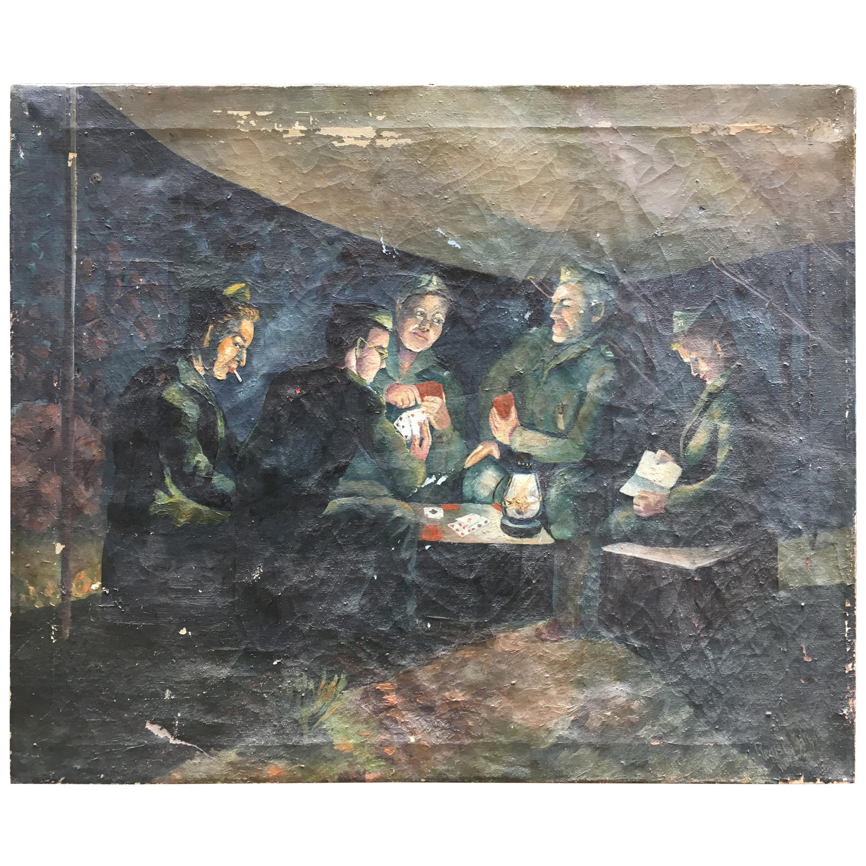 Regis E. Staley World War II Painting
