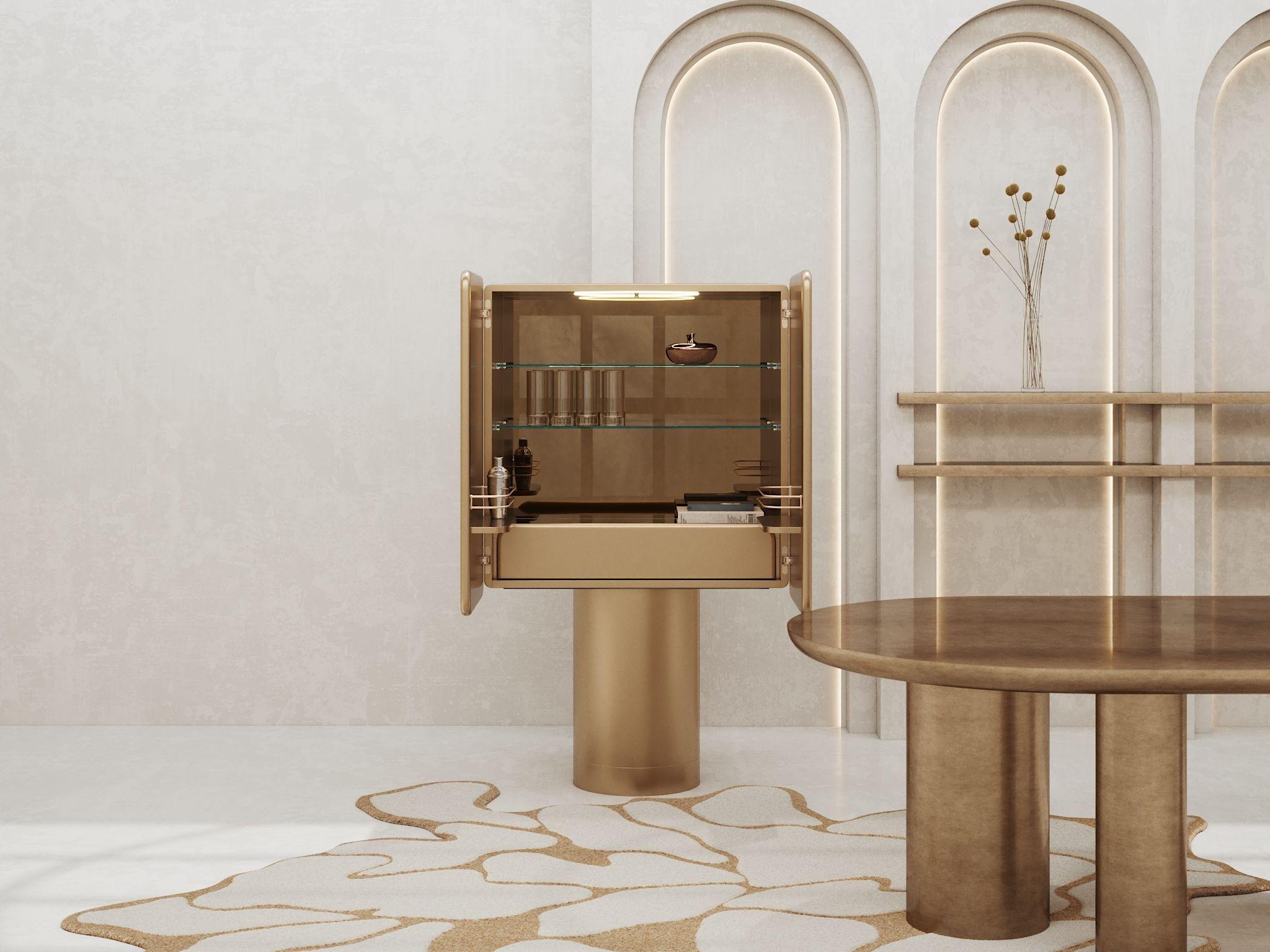 REGIS GOLD bar cabinet in vendita 7