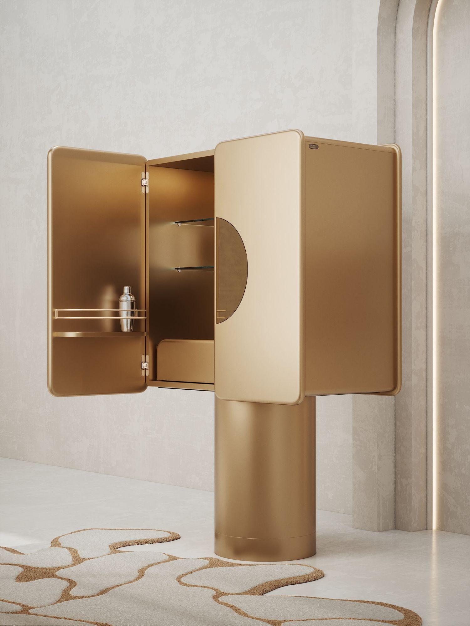 REGIS GOLD bar cabinet in vendita 8