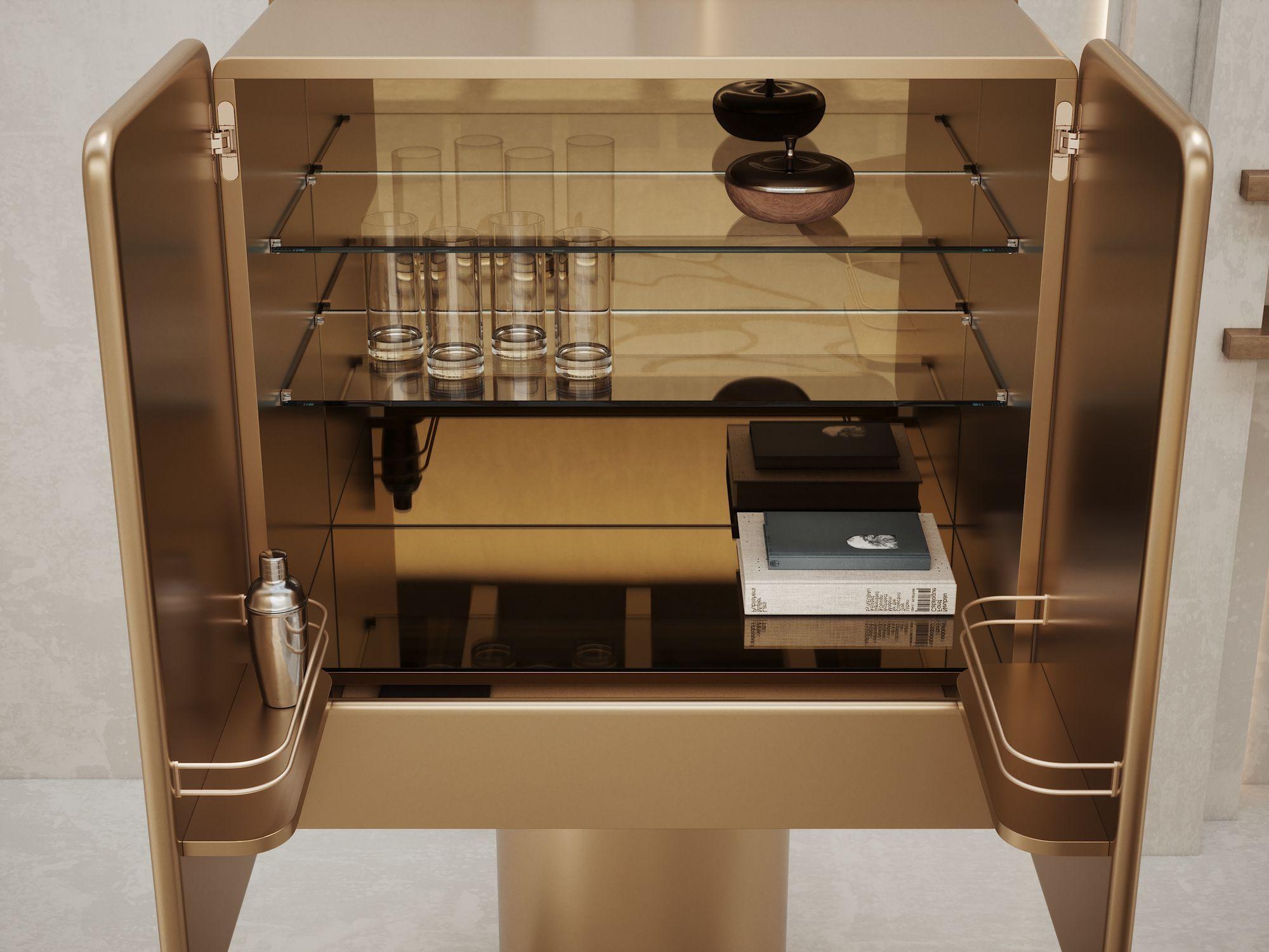 REGIS GOLD bar cabinet in vendita 12