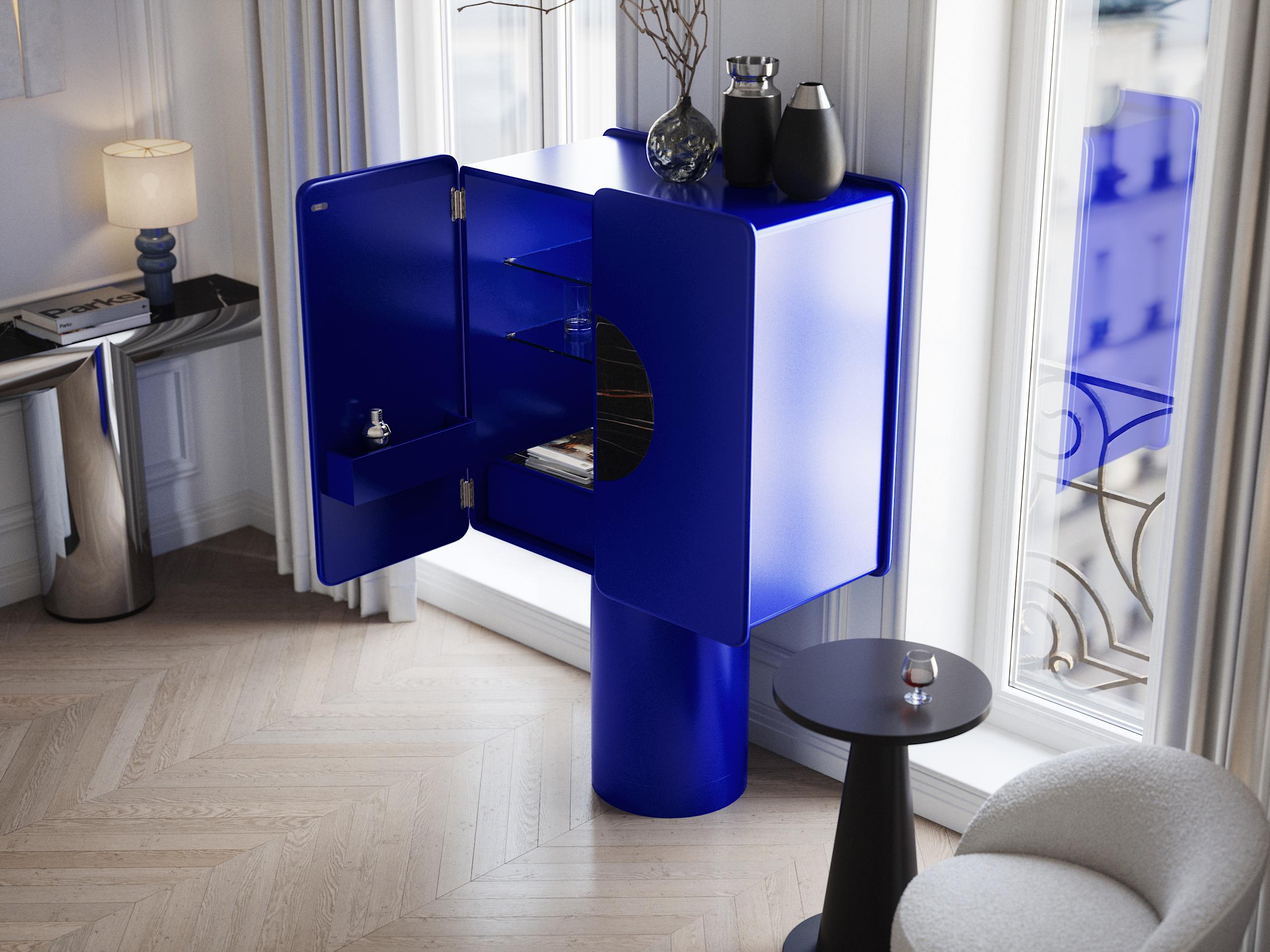 Meuble de bar ultramarine REGIS en vente 1