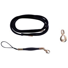 Regitze Overgaard for Georg Jensen. Ciondolo in argento sterling con cordoncino in seta