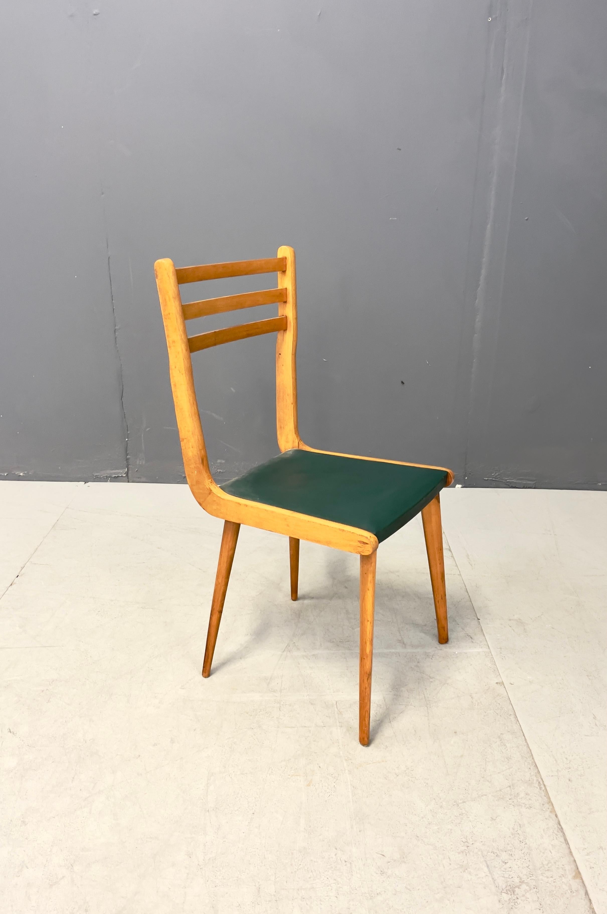 Mid-Century Modern Reguitti  Chairs, 50s Set of 2 For Sale