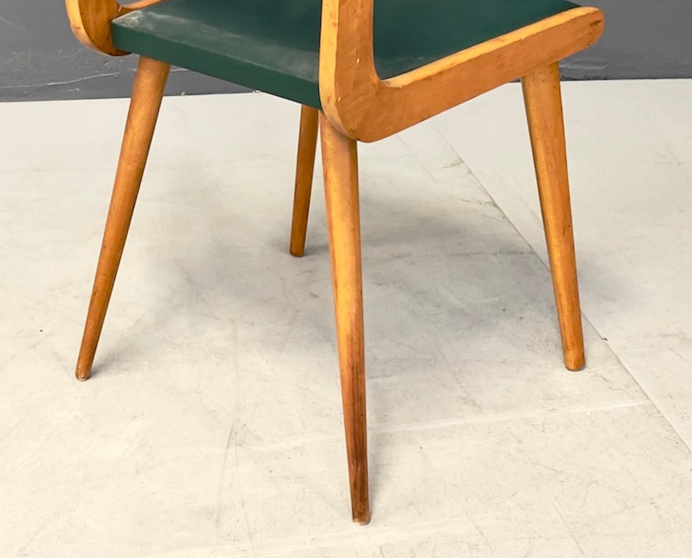 Reguitti  Chairs, 50s Set of 2 In Good Condition For Sale In Baranzate, IT