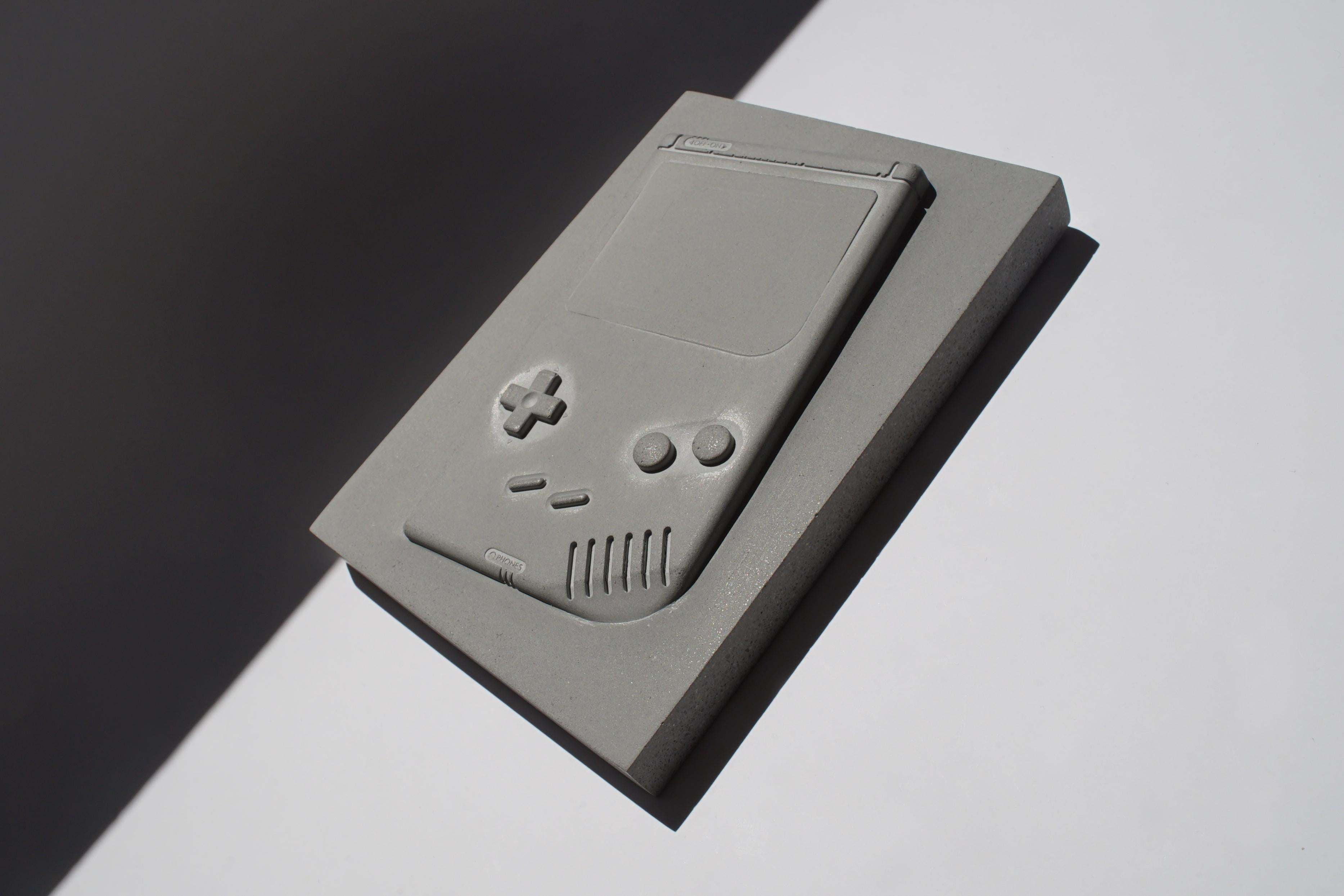 The Handheld Gaming Console 1989 - Sculpture by REGULAR CONCRETE