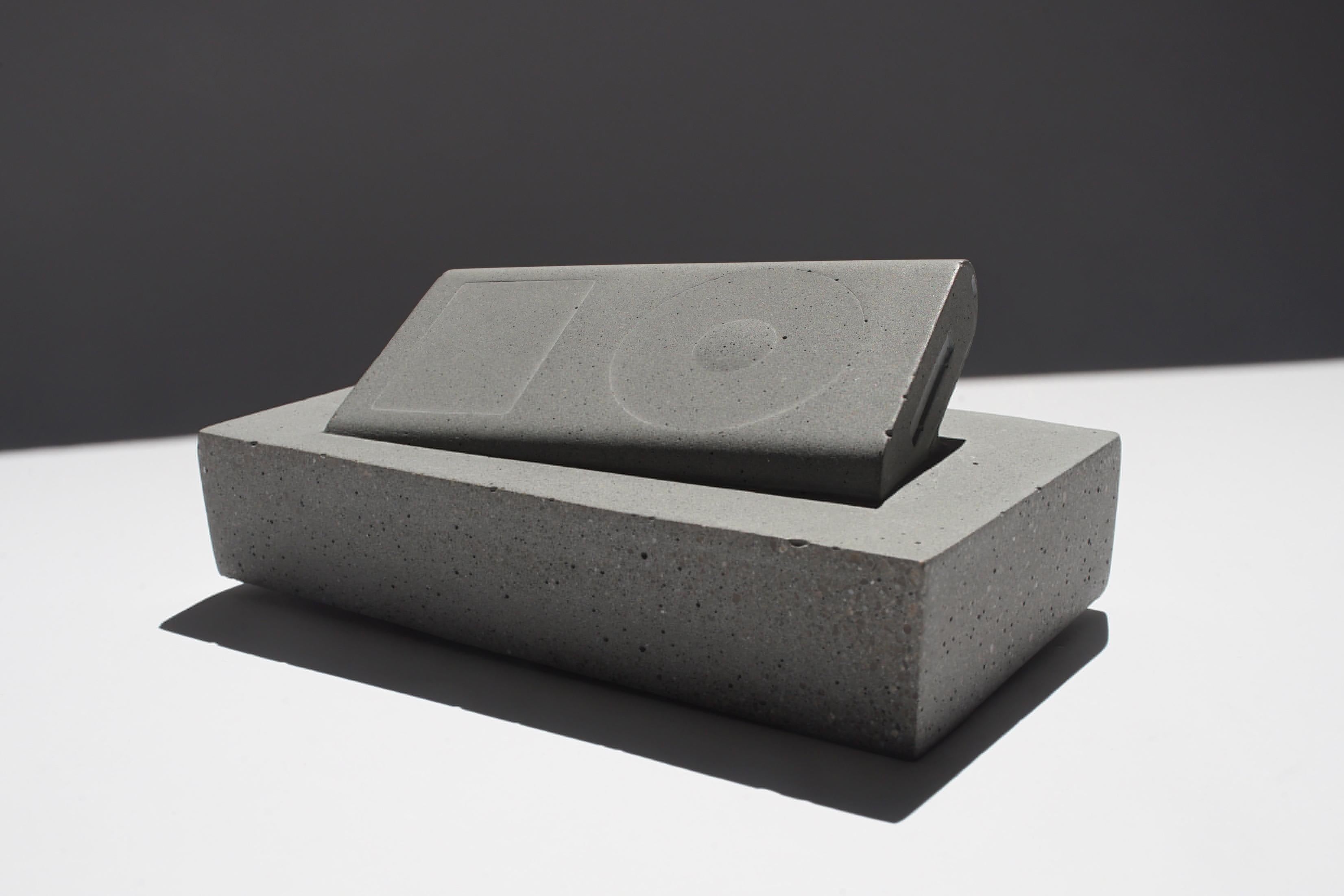 The Music Player 2004 - Sculpture by REGULAR CONCRETE