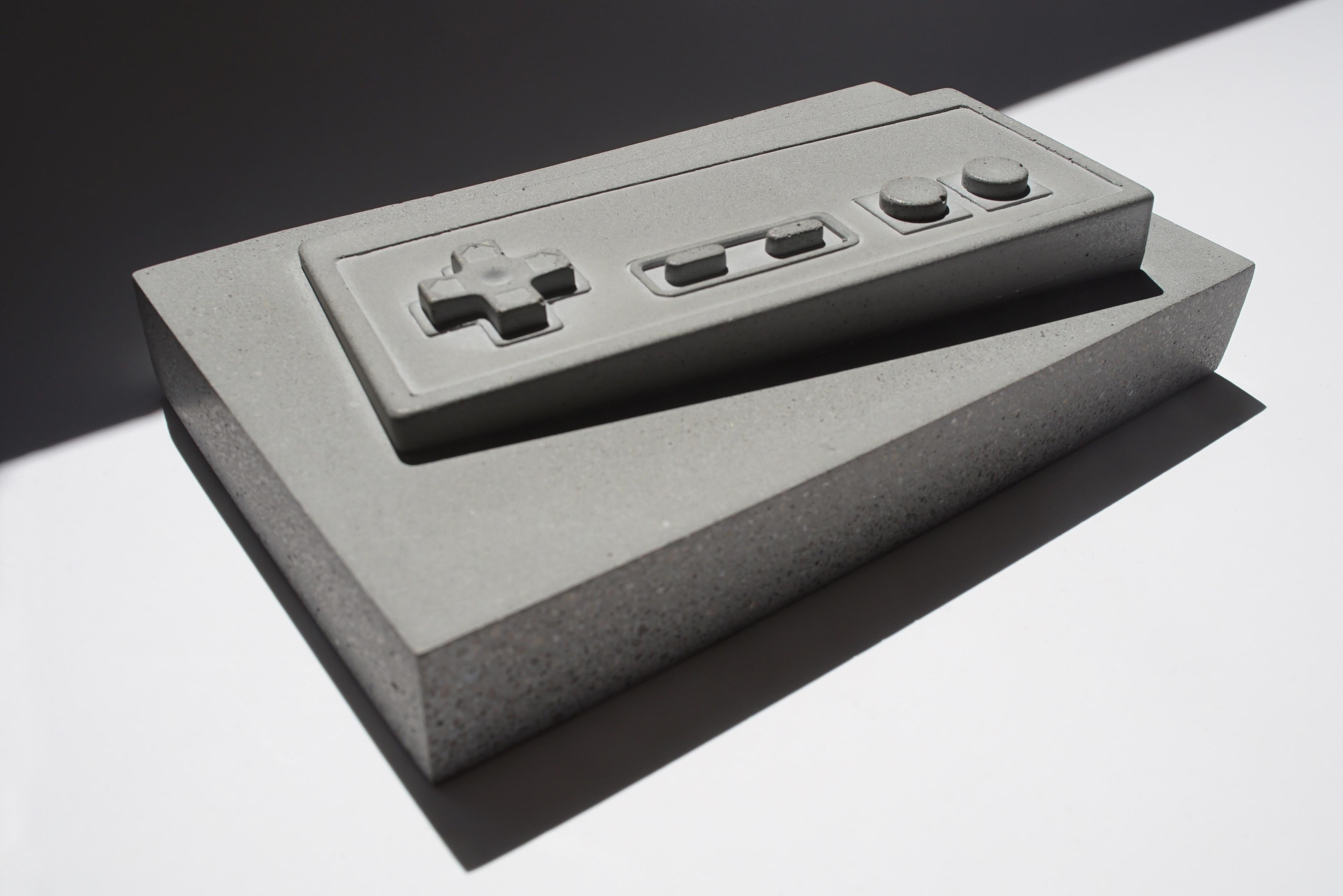 The Video Game Console 1985 - Sculpture by REGULAR CONCRETE