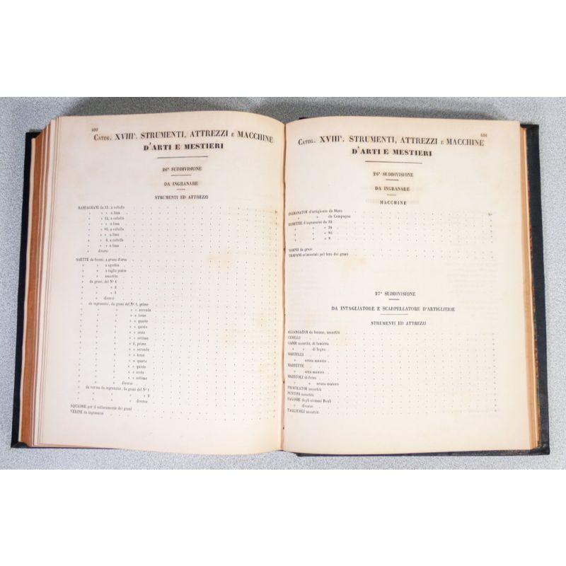 Regulations for Artillery Inventories, Turin 1848 For Sale 6