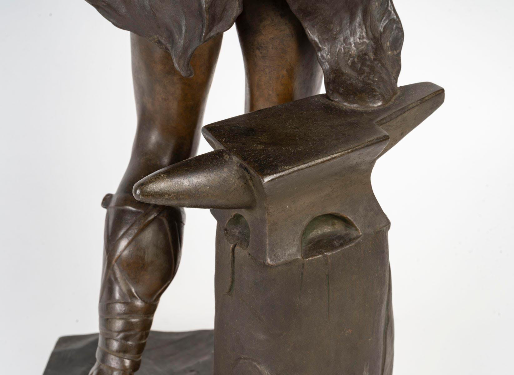 Regule Scultura di Sigfrido in stile Napoleone III, circa 1900. in vendita 3