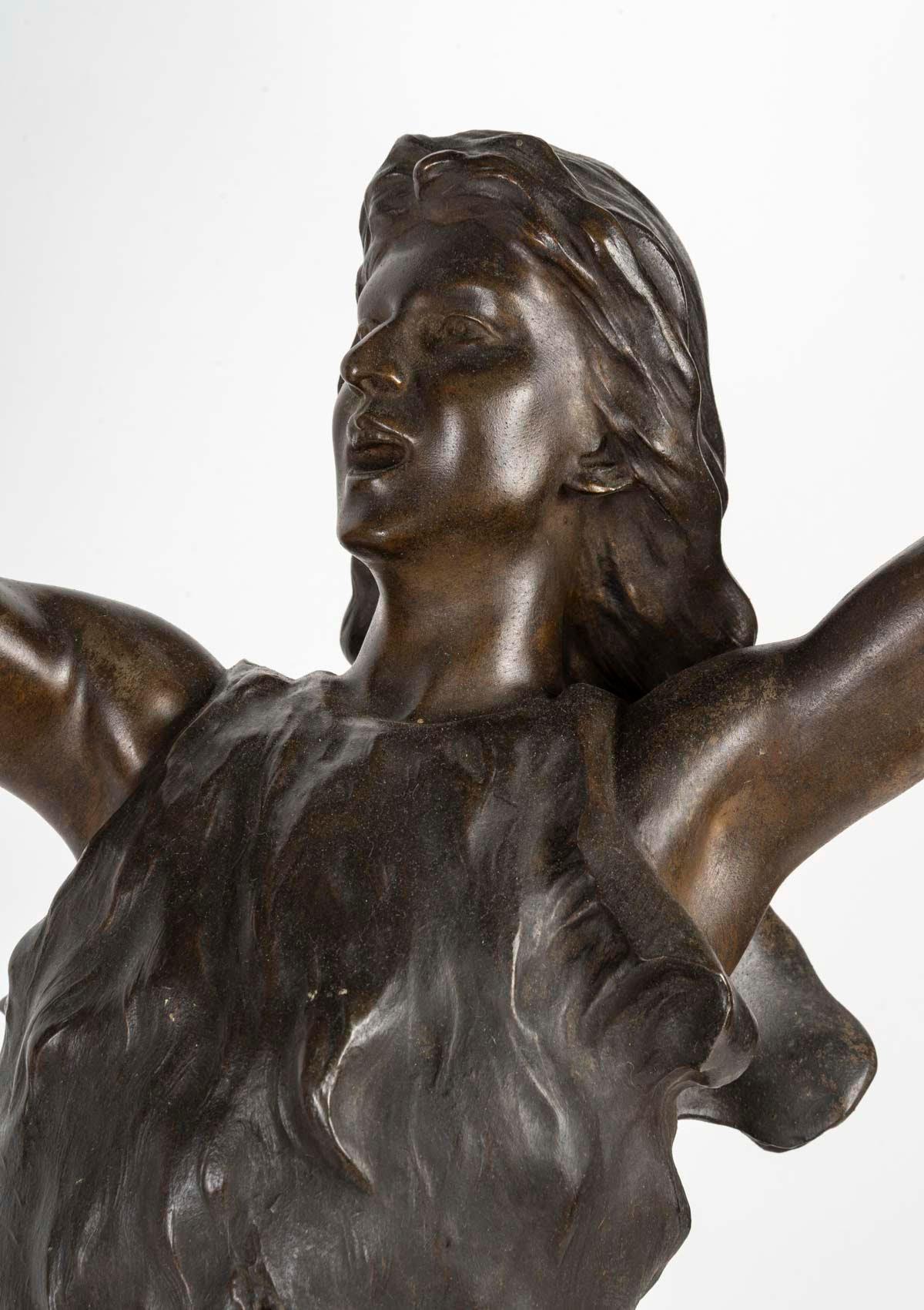 Scultura Regule di Sigfrido in stile Napoleone III, circa 1900.

Scultura in regule a doppia patina di Sigfrido in stile Napoleone III, circa 1900.
H: 89 cm, L: 51 cm, P: 23 cm
