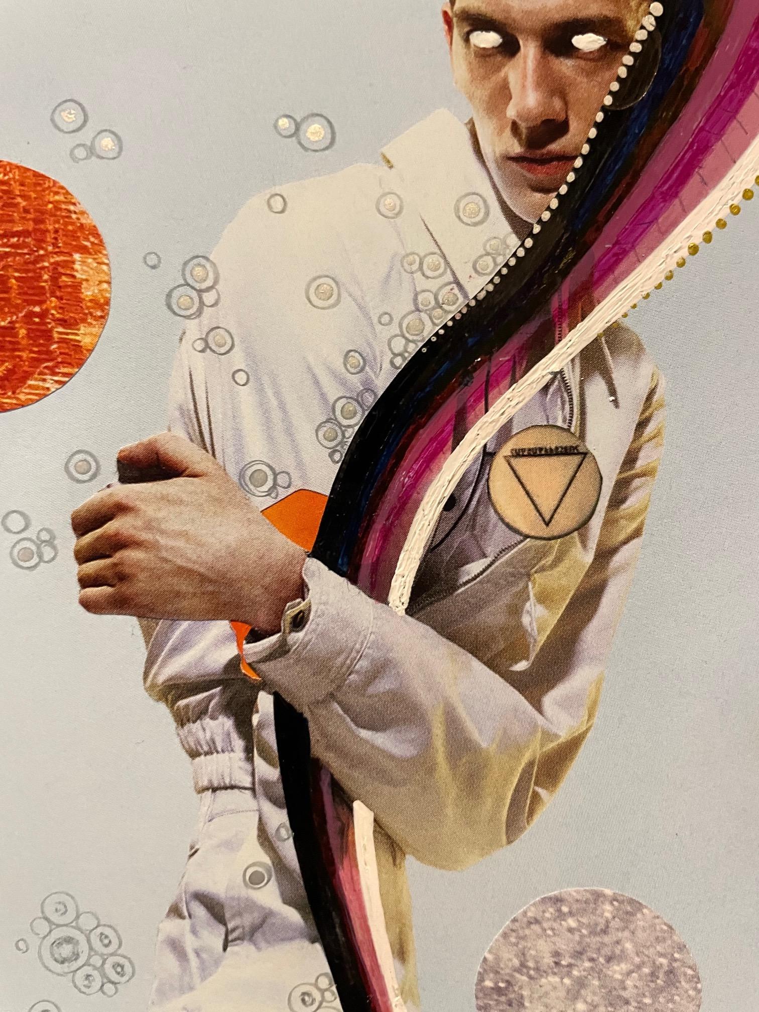 Laid Bare : collage contemporaneo in vendita 1