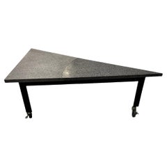 Rei Kawakubo triangular coffee table, for "Comme des Garçons", by Pallucco, 1986 Rei Kawakubo triangular coffee table, for "Comme des Garçons", by Pallucco, 1986