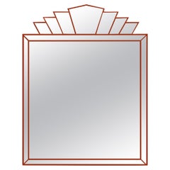 Reign Art Deco Mirror Handmade - Kupfer