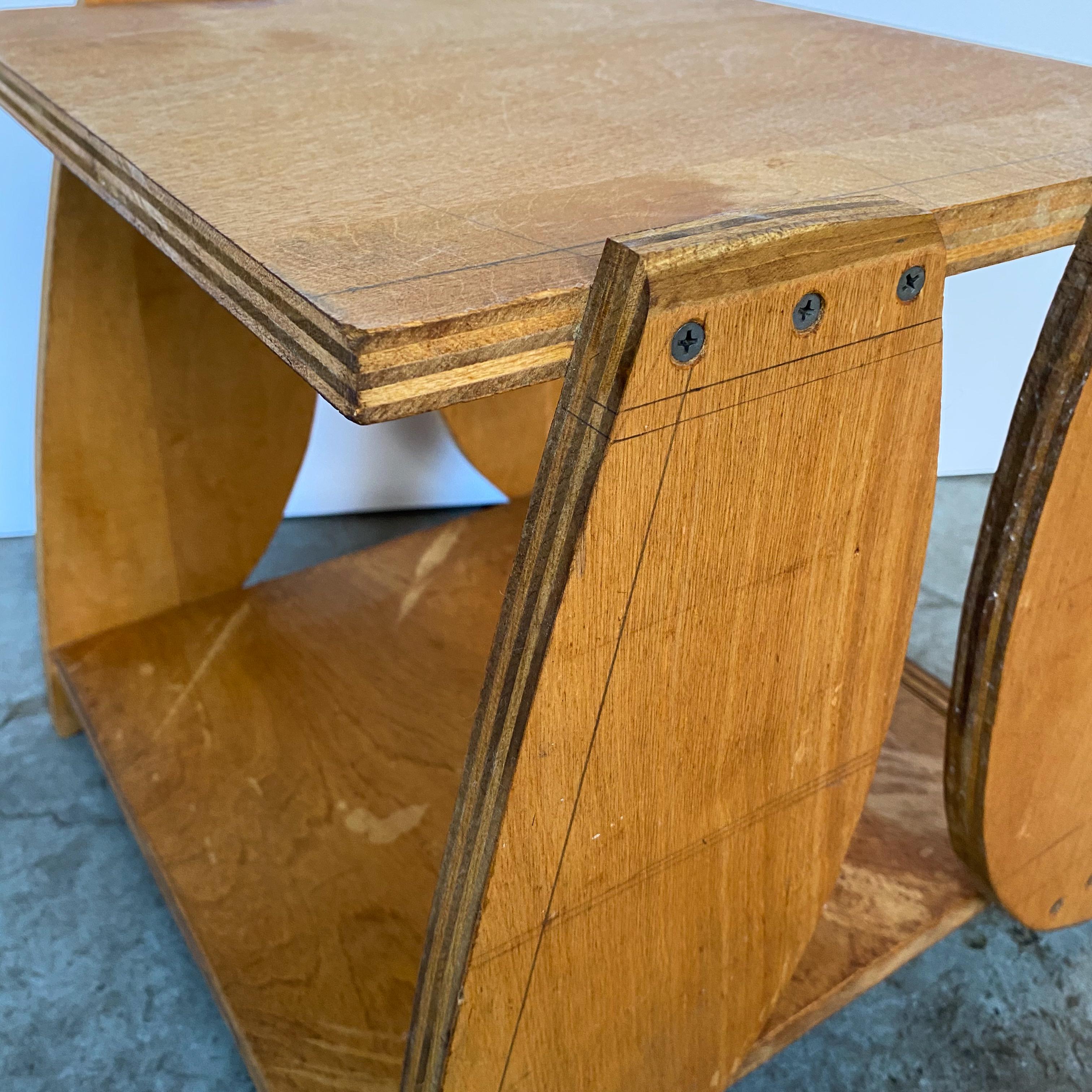 Reiji Kimura Cut Plywood Side Table 4