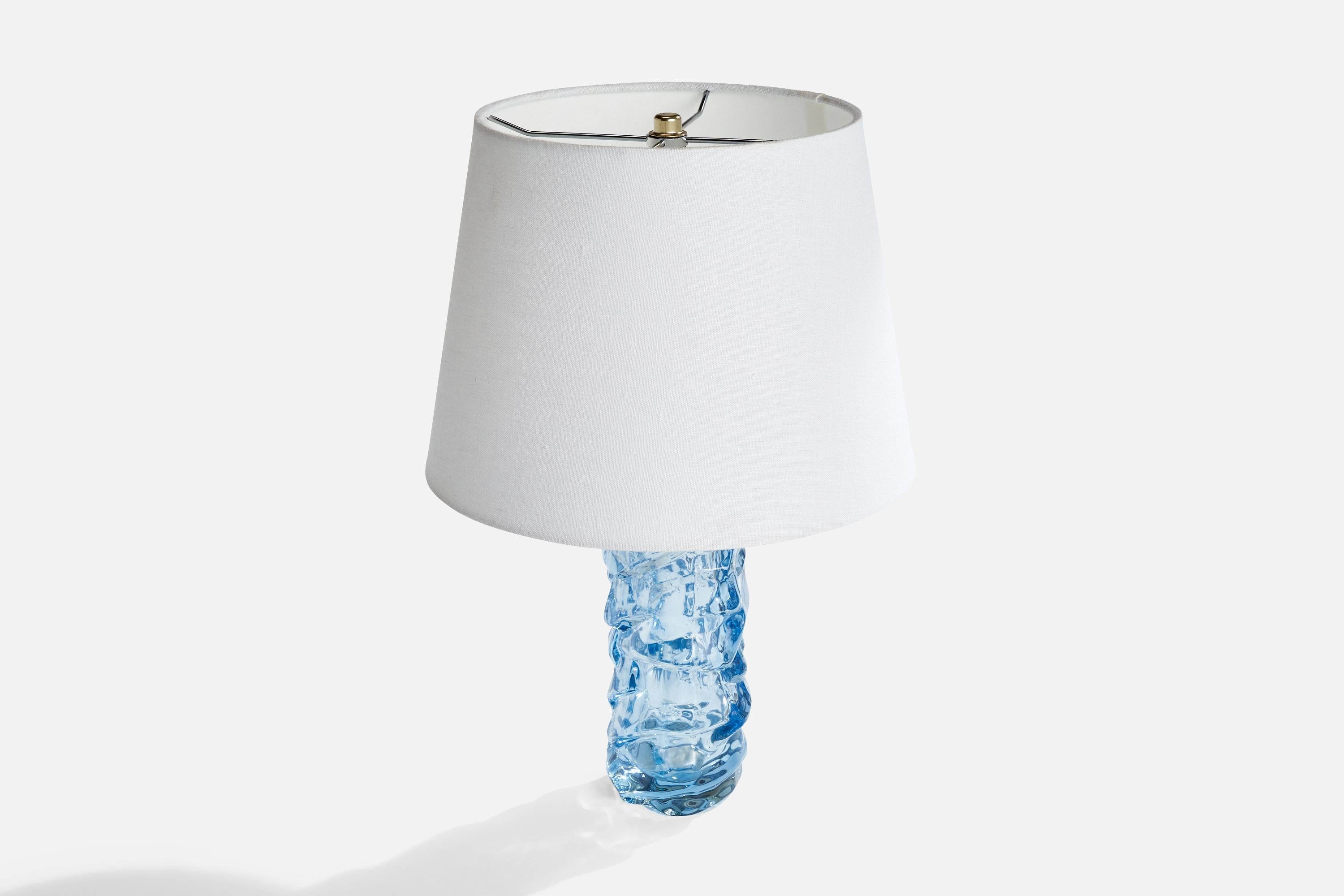 Scandinave moderne Reijmyre Glasbruk, lampe de bureau, métal, verre, Suède, années 1940 en vente