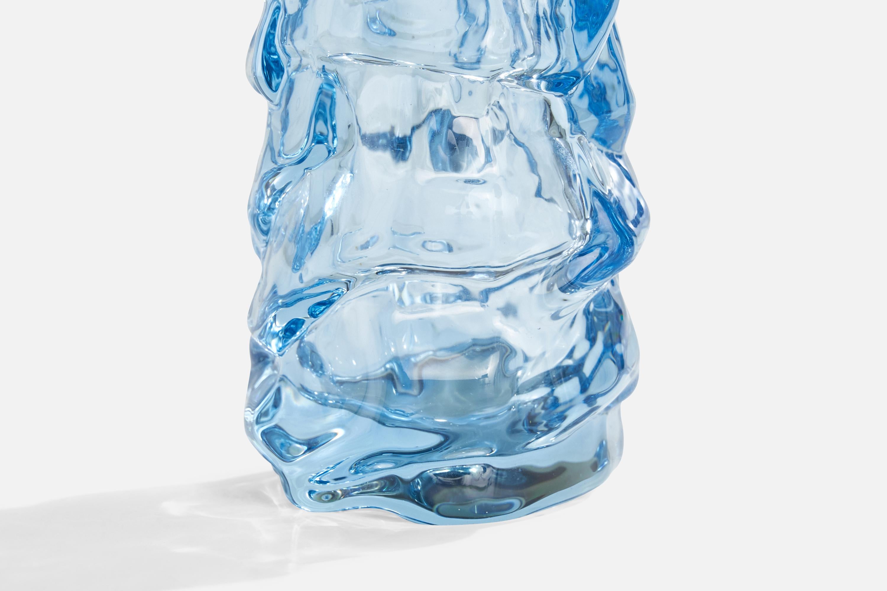 Milieu du XXe siècle Reijmyre Glasbruk, lampe de bureau, métal, verre, Suède, années 1940 en vente