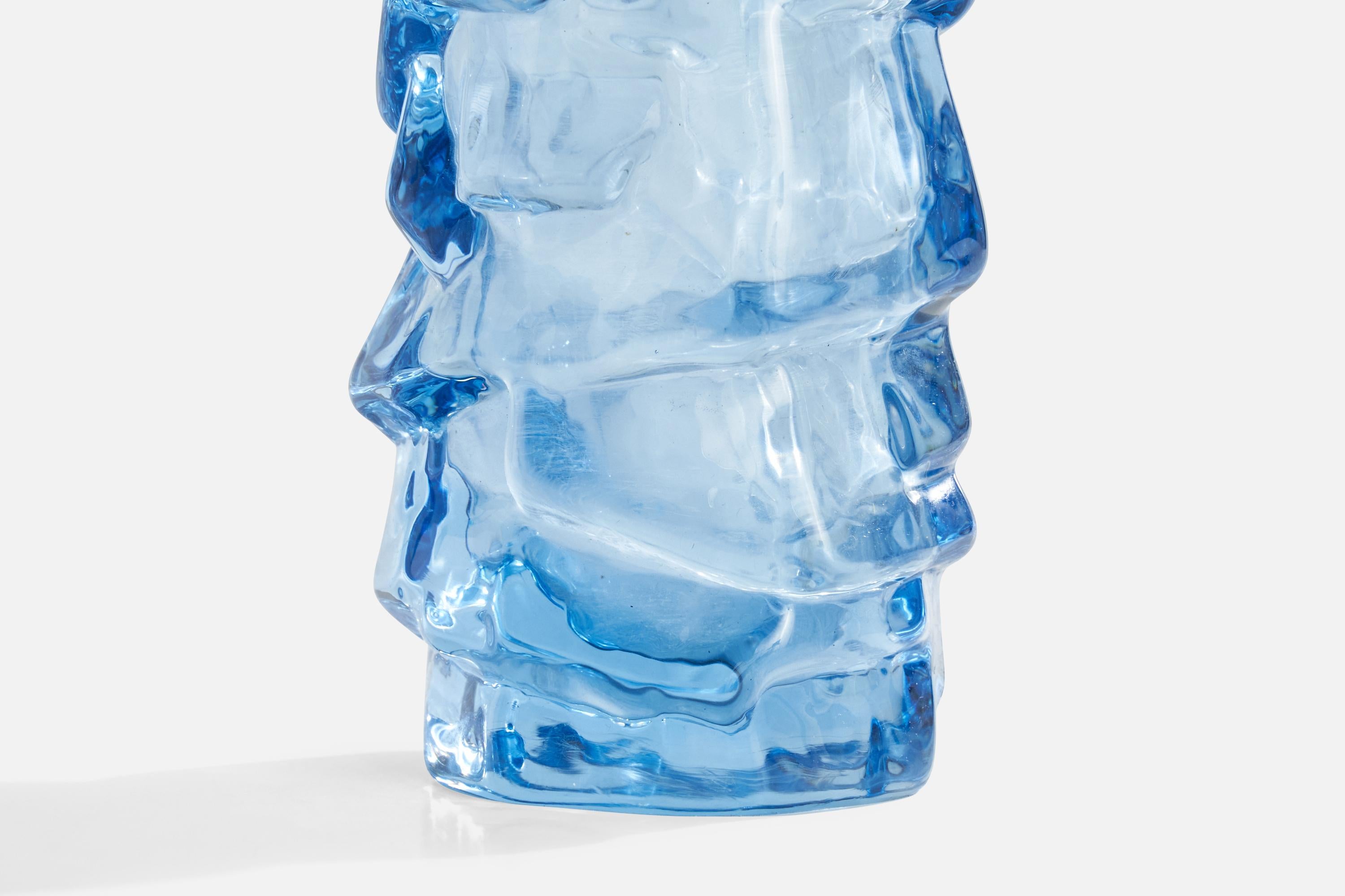 Milieu du XXe siècle Reijmyre Glasbruk, lampe de bureau, métal, verre, Suède, années 1940 en vente