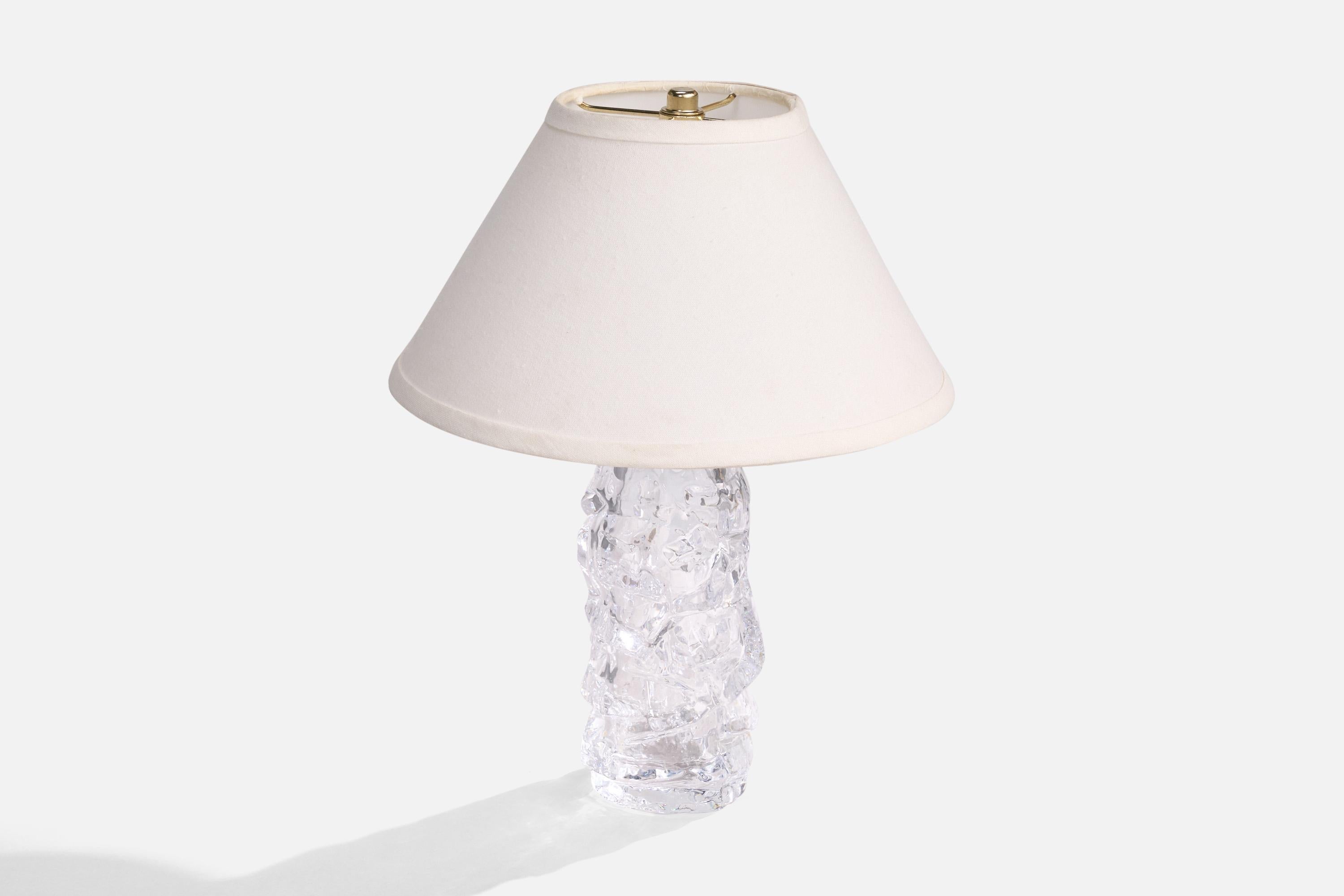 Mid-Century Modern Reijmyre Glasbruk, lampe de bureau, métal, verre, Suède, années 1960 en vente