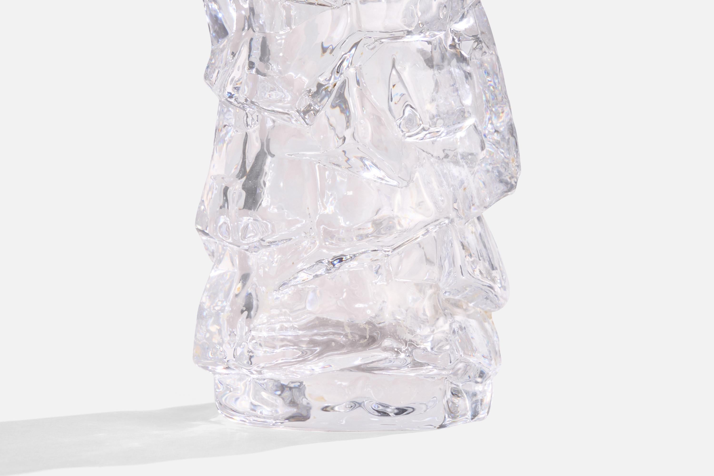 Métal Reijmyre Glasbruk, lampe de bureau, métal, verre, Suède, années 1960 en vente