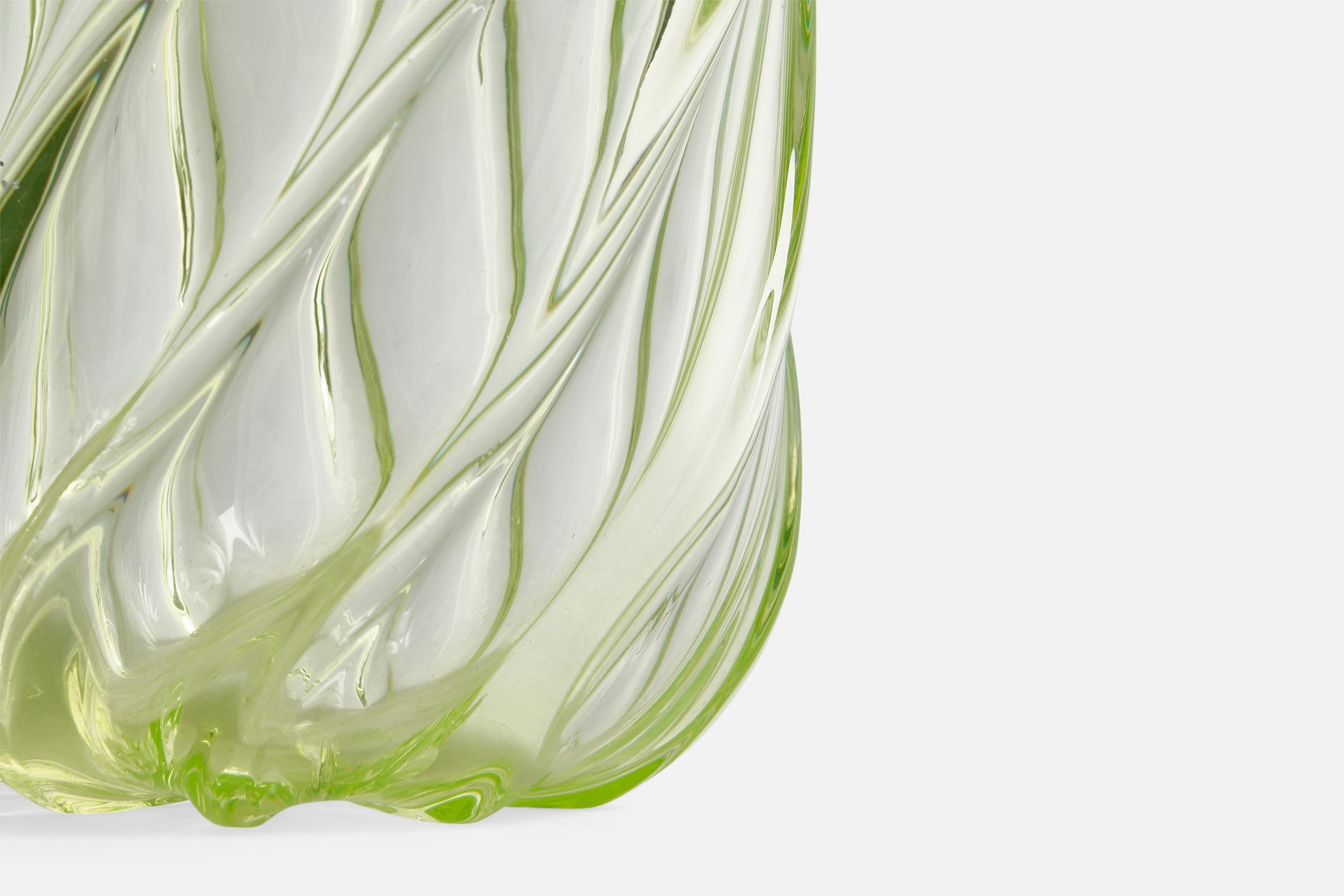 Swedish Reijmyre Glasbruk, Vase, Glass, Sweden, 1940s For Sale