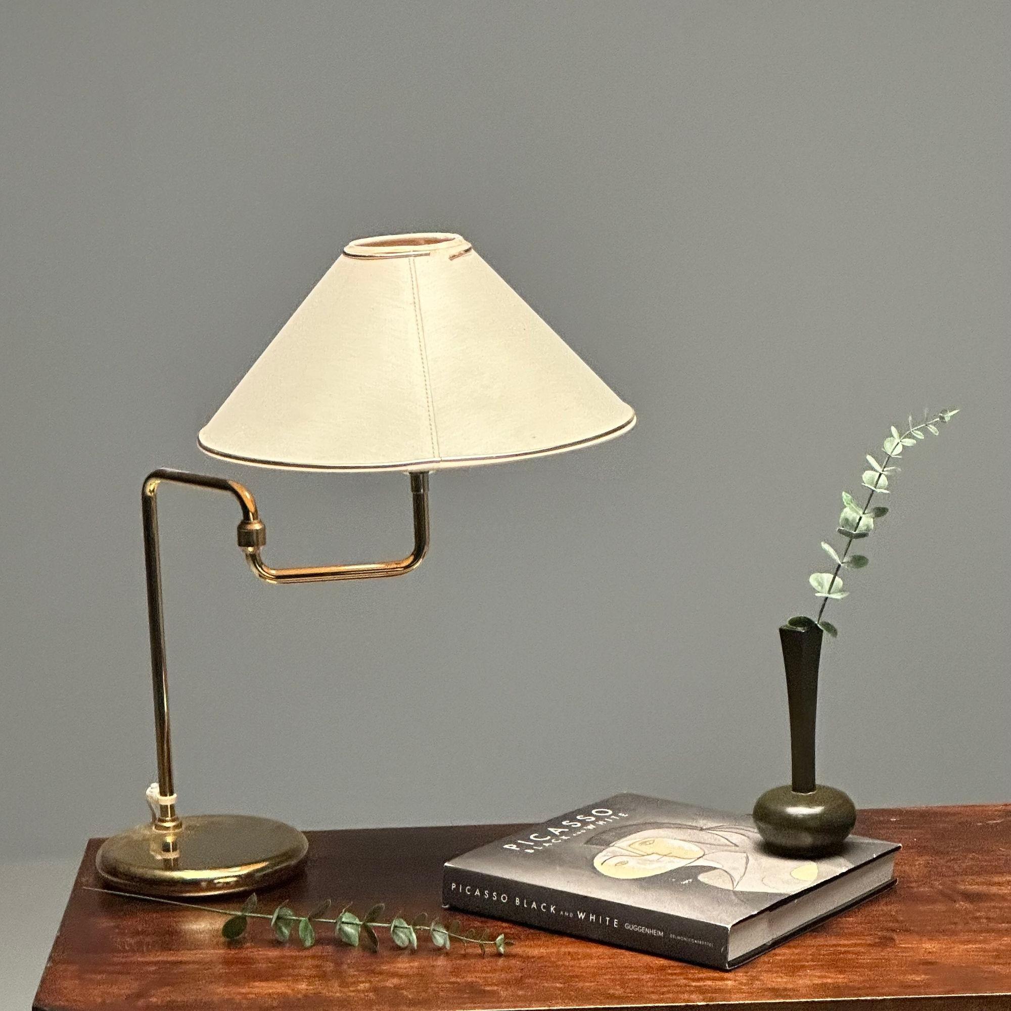 Mid-20th Century Reijmyre, Swedish Mid-Century Modern Adjustable Table Lamp, Metal, Sweden, 1960s For Sale