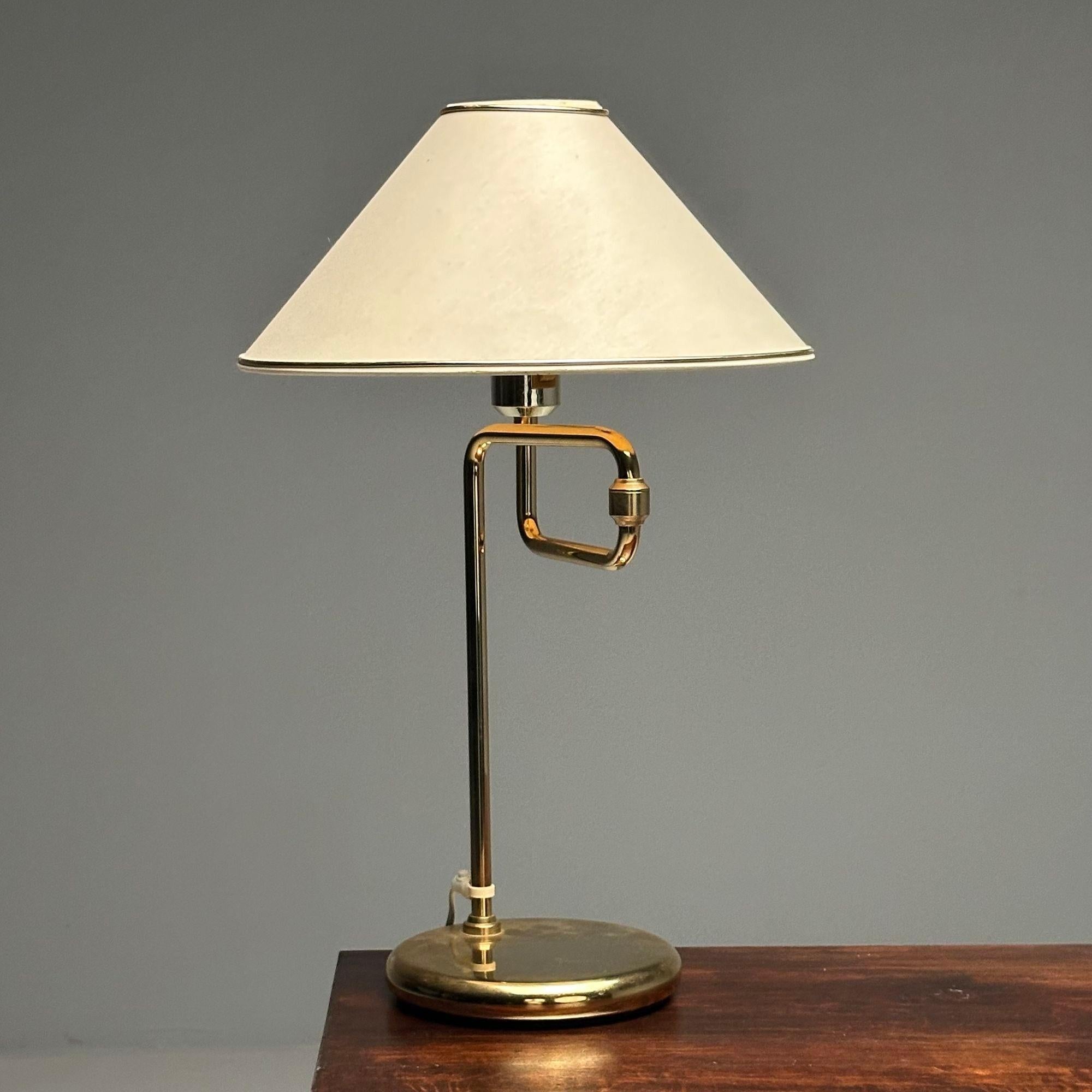 Reijmyre, Swedish Mid-Century Modern Adjustable Table Lamp, Metal, Sweden, 1960s For Sale 1