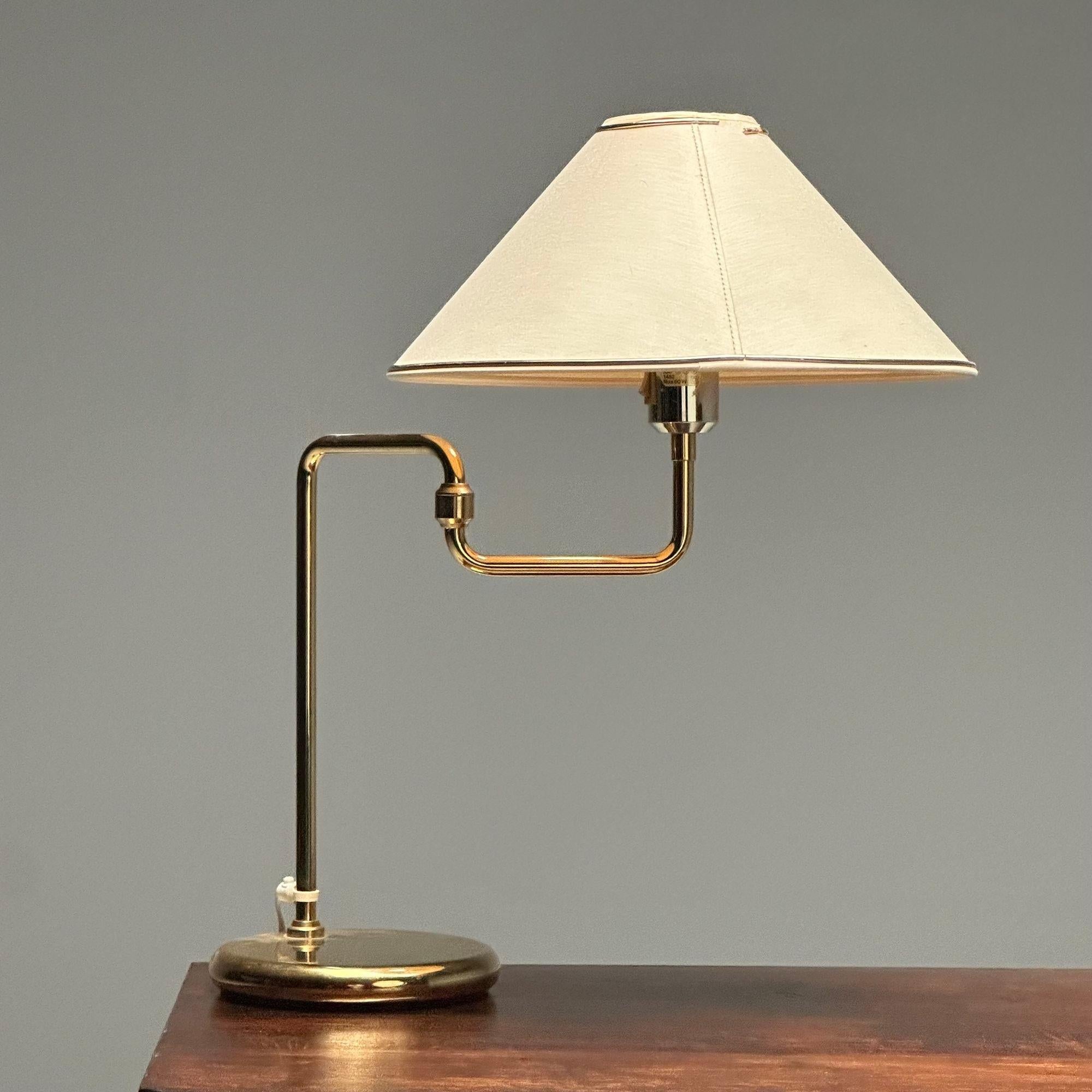 Reijmyre, Swedish Mid-Century Modern Adjustable Table Lamp, Metal, Sweden, 1960s For Sale 2