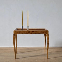 Reijo Sirkeoja Coppia di portacandele modernisti in argento sterling