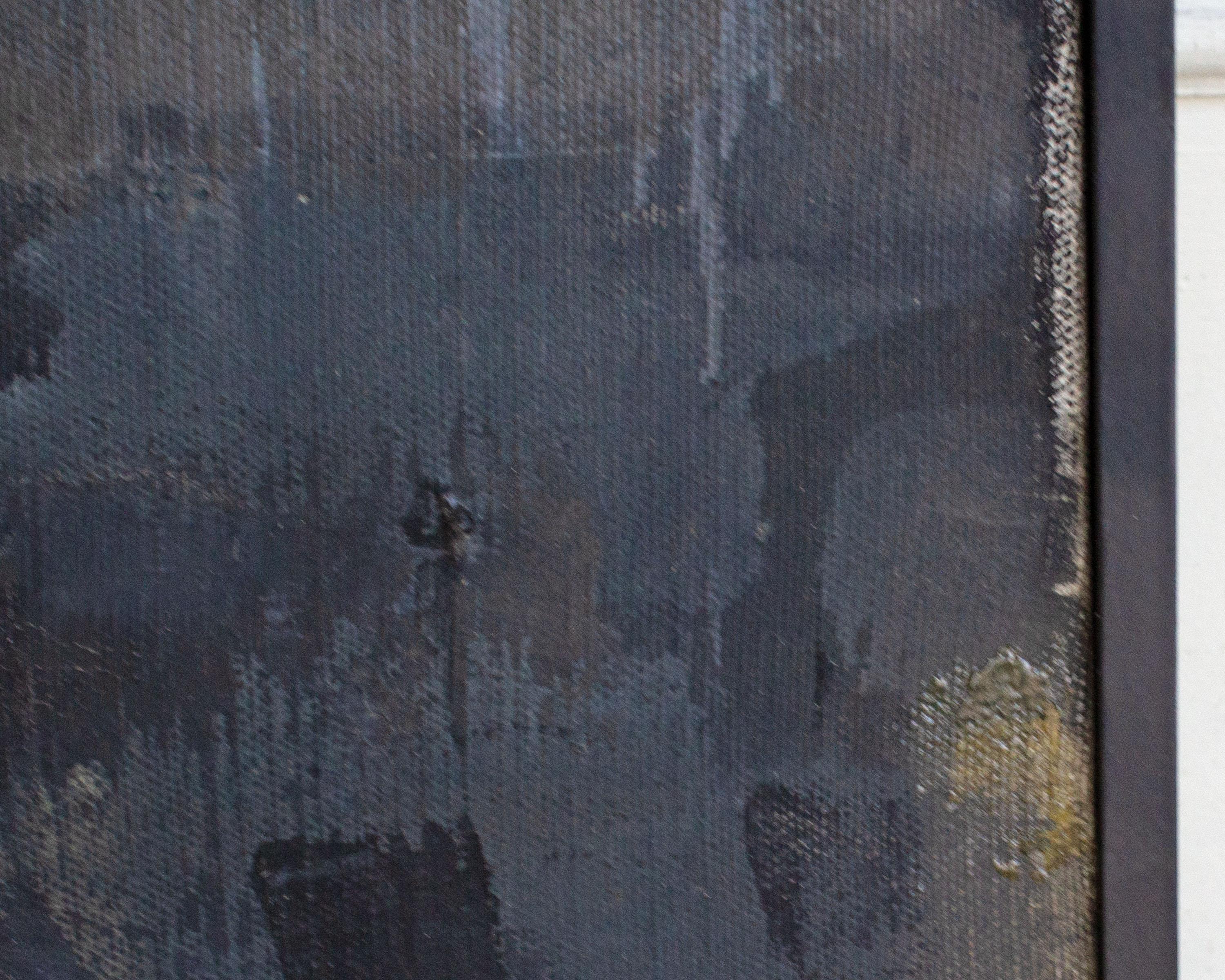 Metà XX secolo Reiko Sakagami Baume 1960 Olio su tela Pittura astratta in vendita