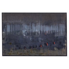 Reiko Sakagami Baume 1960 Olio su tela Pittura astratta