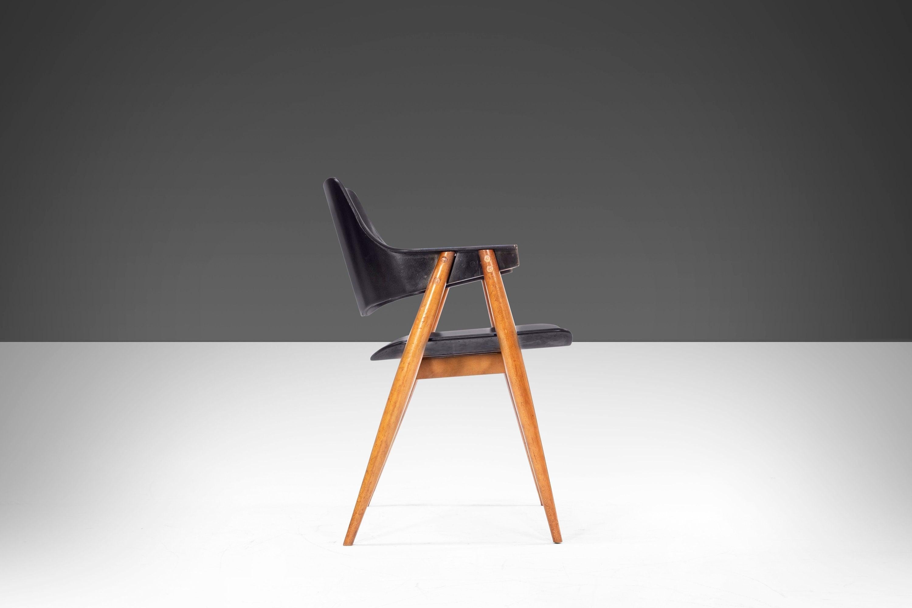 Mid-Century Modern Reimagined Bentwood Accent / Side Chair for Thonet, c. 1955