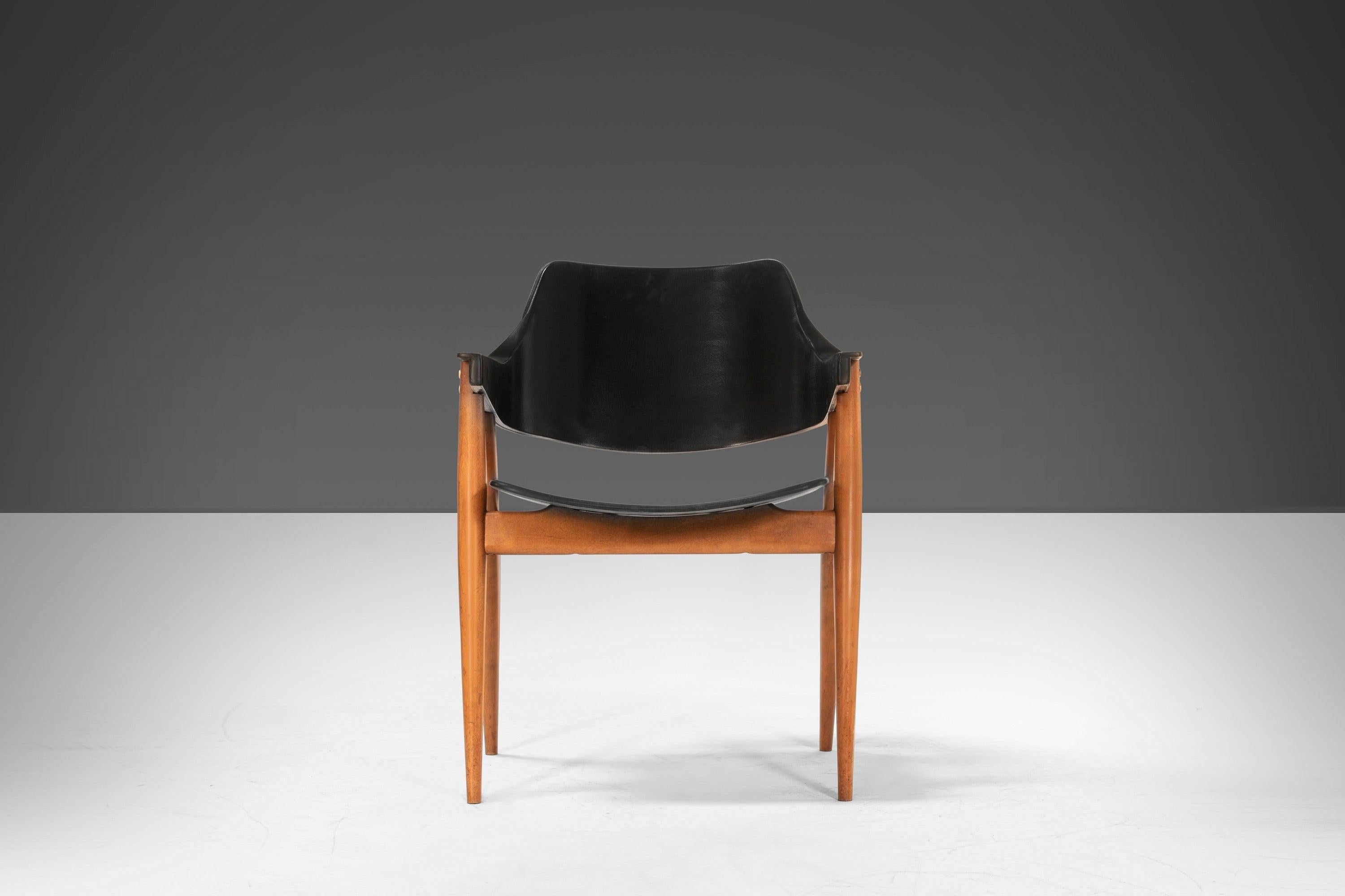 American Reimagined Bentwood Accent / Side Chair for Thonet, c. 1955