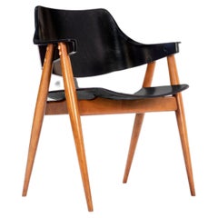 Reimagined Pierre Paulin Bugholz-Akzent-/Beistellstuhl für Thonet, um 1955