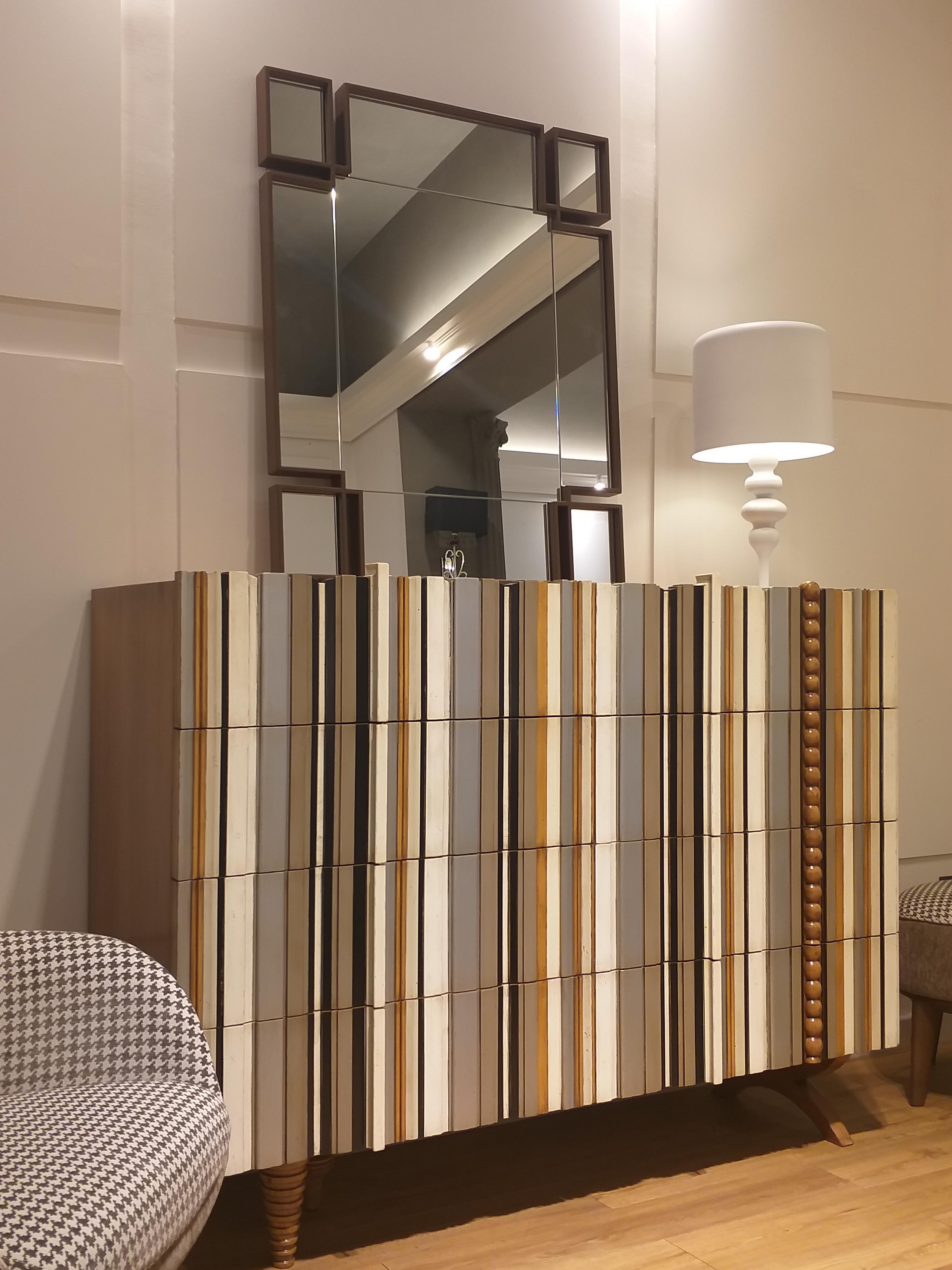 Post-Modern Reina Chest Of Drawers by Lola Glamour For Sale