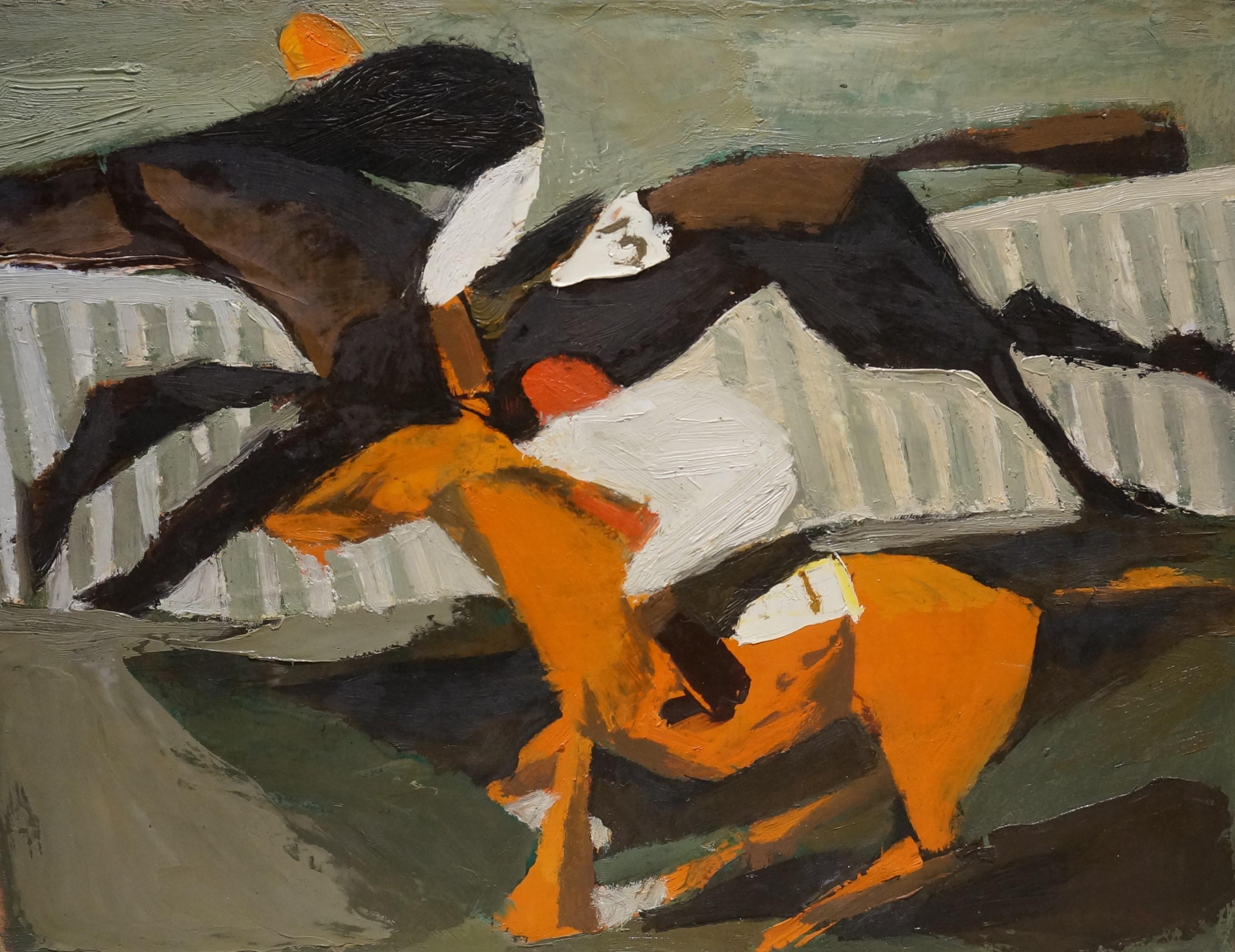 Reinald van Lamsweerde (1932 - 2005), 'Fantini',  Olio su tela 6